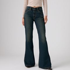 Puddle Snap Flare Women's Jeans — High Vibration - Dark Wash 2