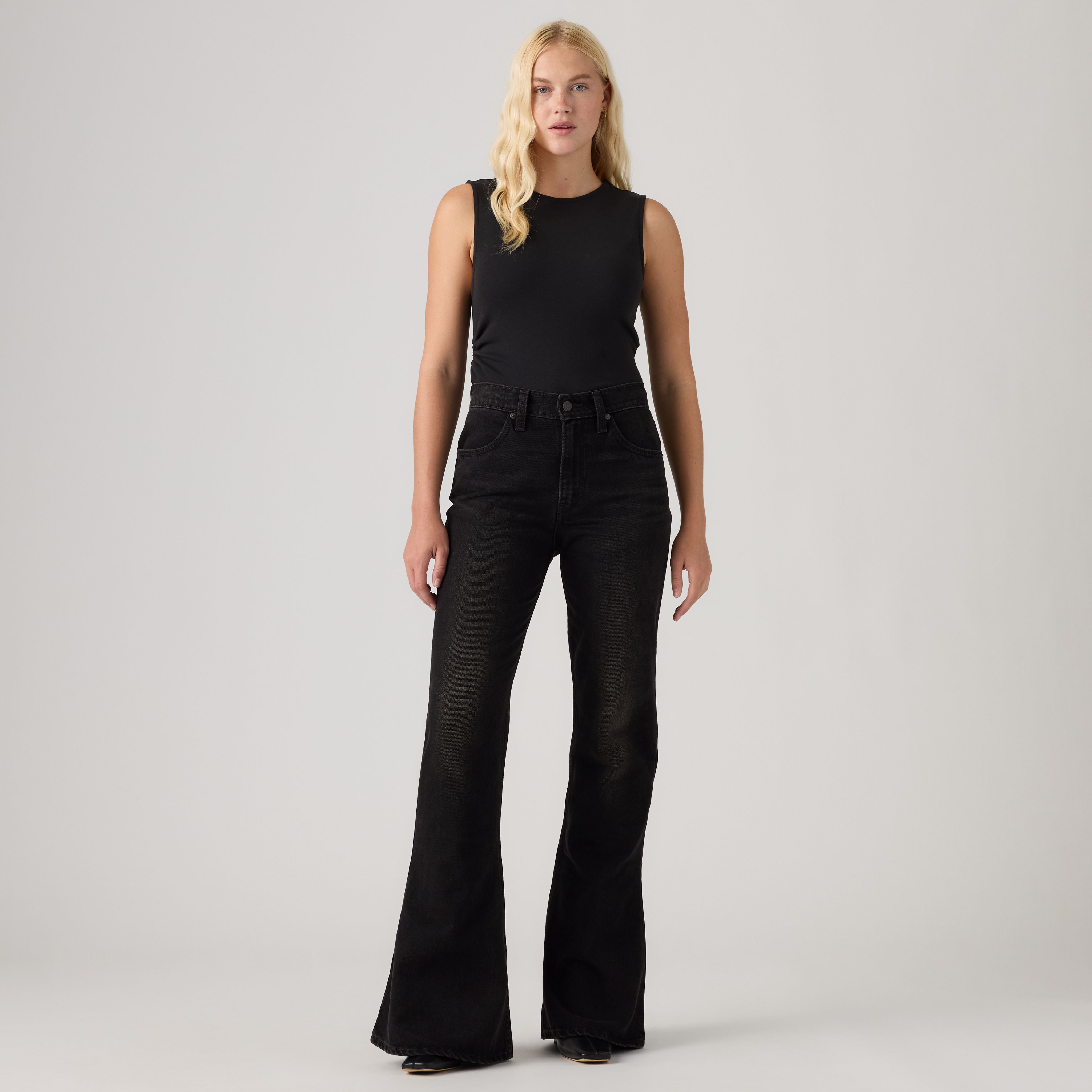 Puddle Snap Flare Jeans 5