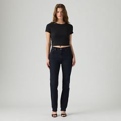 Ribcage Slim Women's Jeans — Slight Night Str - Black 5