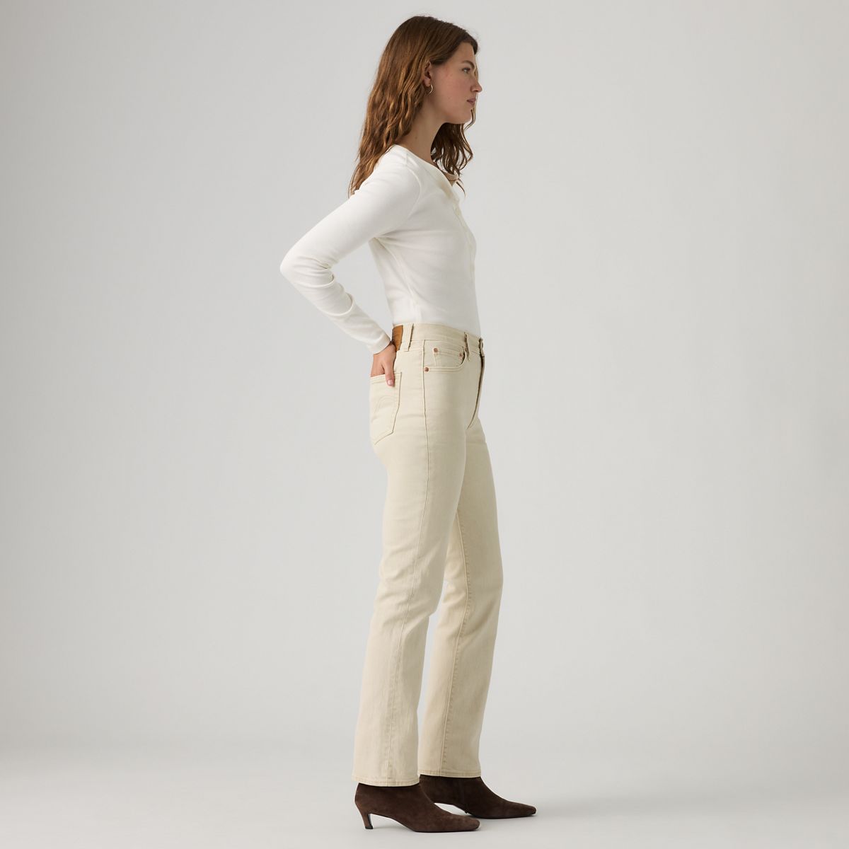Ribcage Slim Women's Jeans — To The Bone - White
