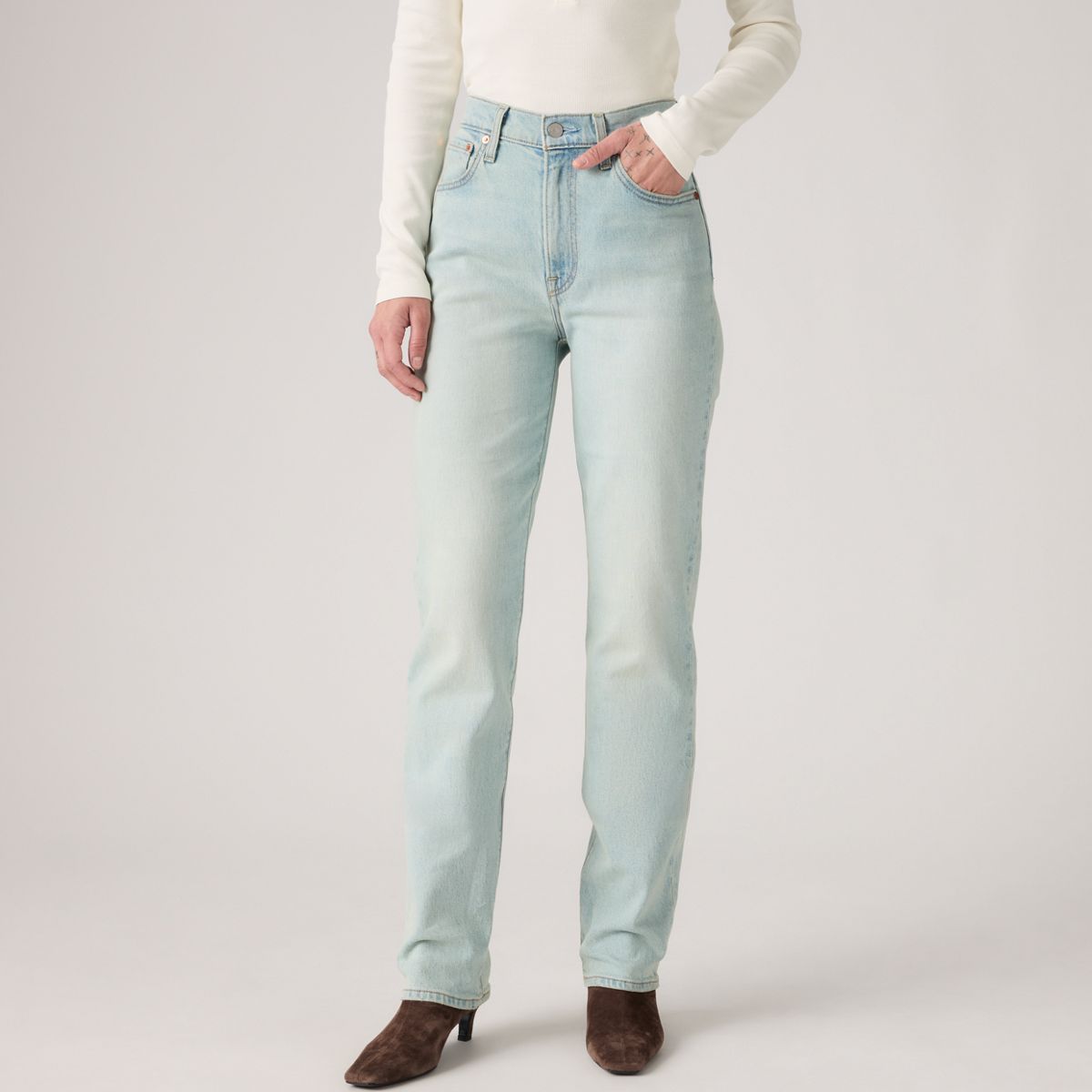 Ribcage Slim Women's Jeans — Belindas Light - Light Wash