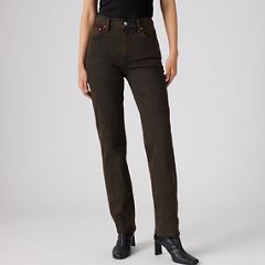 Ribcage Slim Women's Jeans — Over A Cup Srty - Brown 2