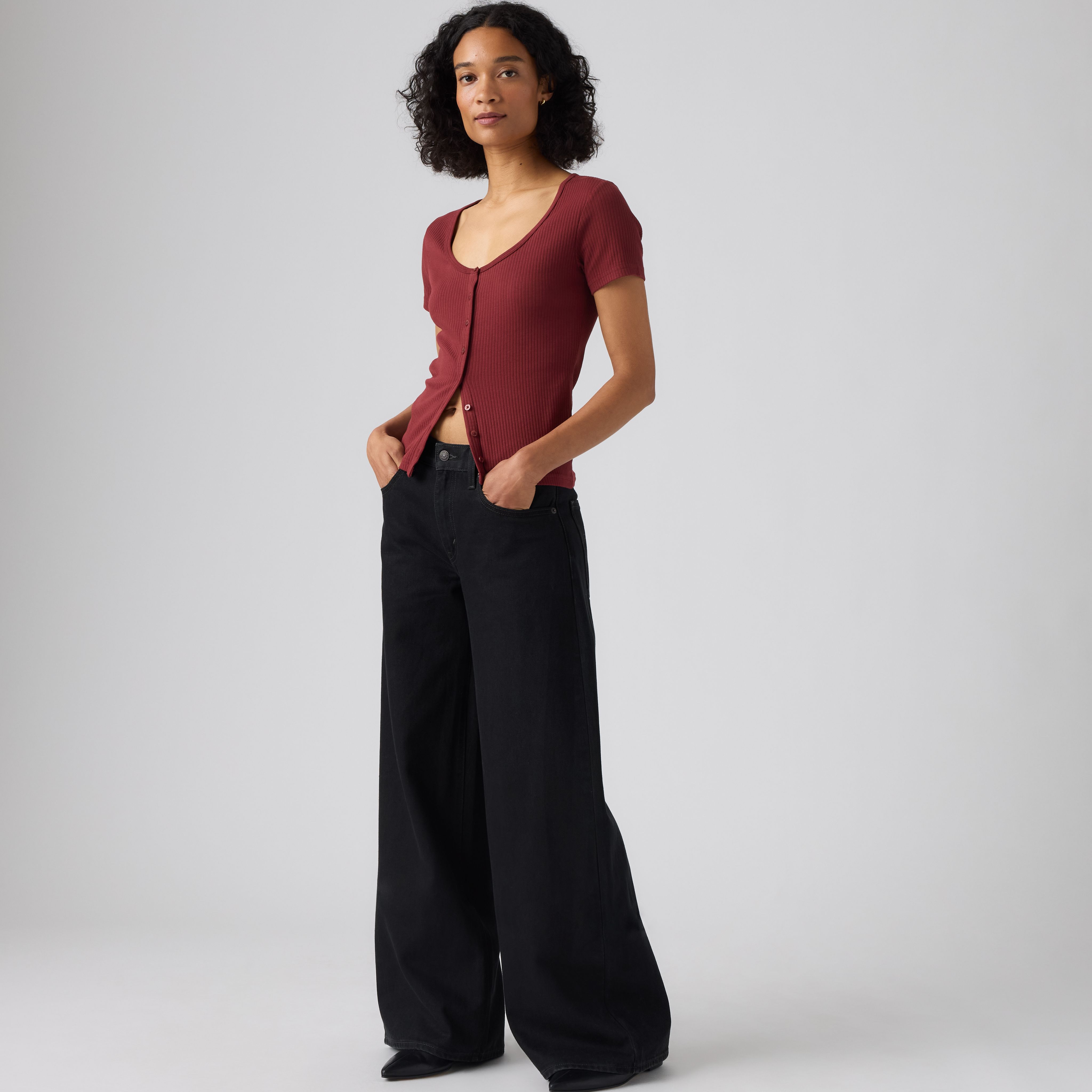 Middy Wide-Leg Women's Jeans 1