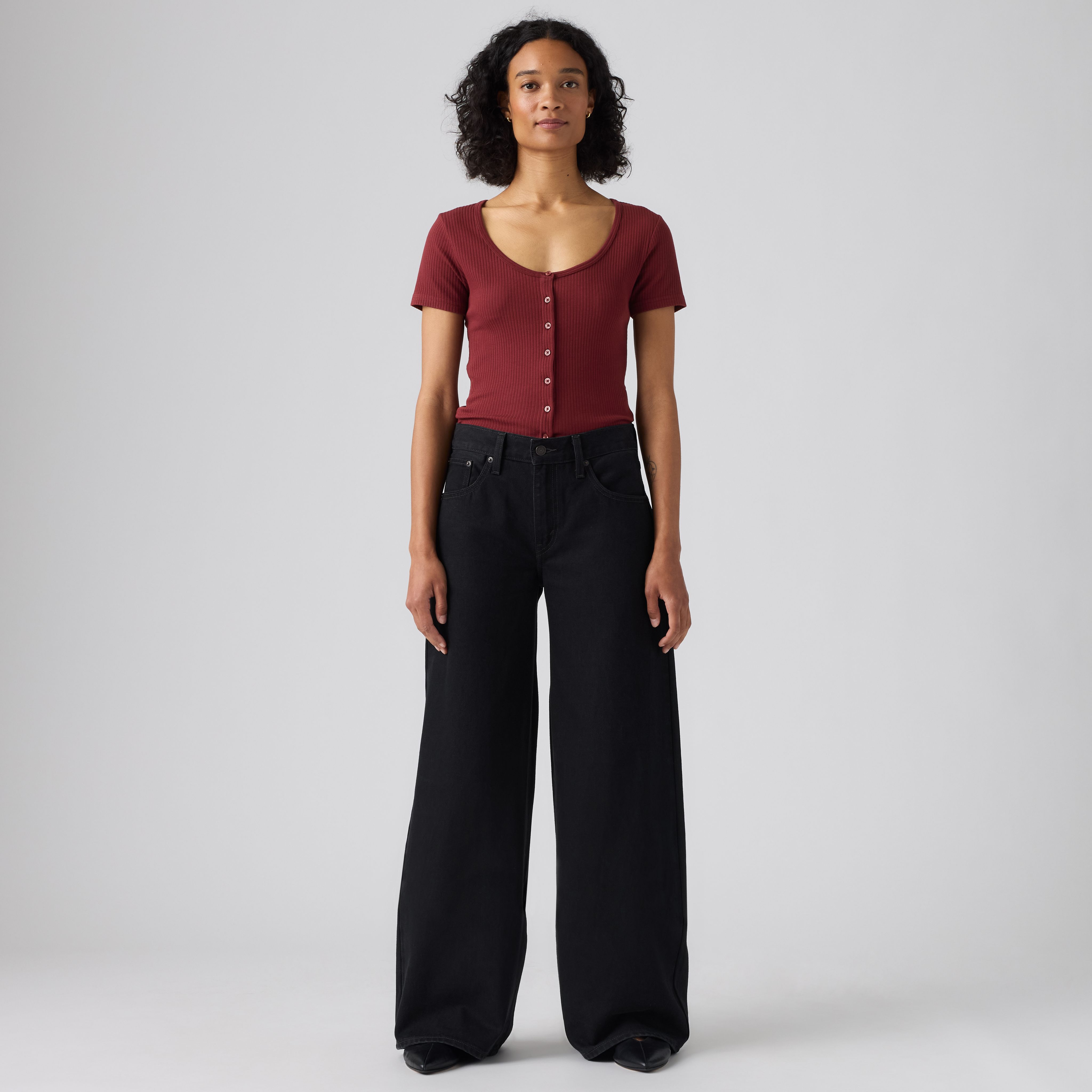 Middy Wide-Leg Women's Jeans 1