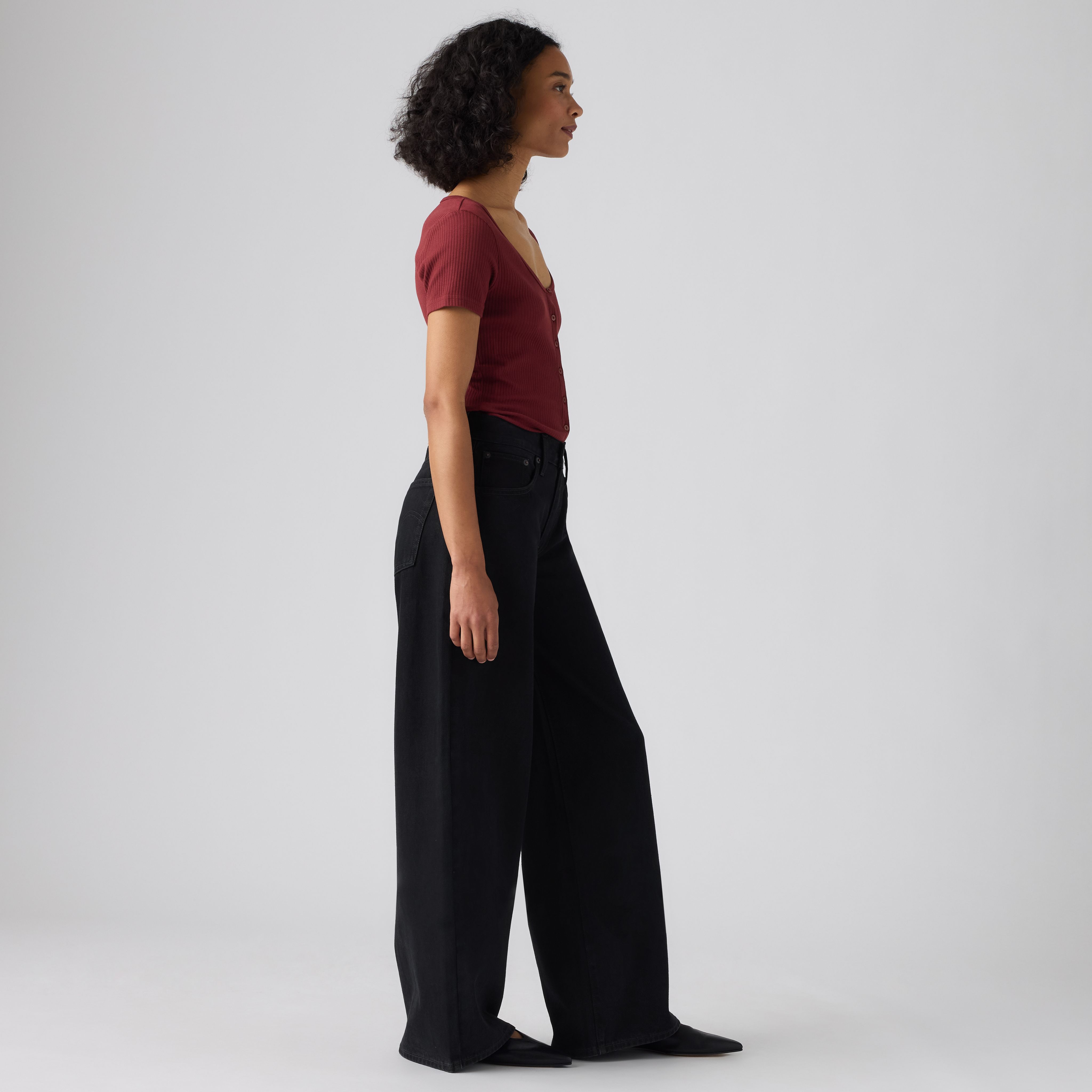 Middy Wide-Leg Women's Jeans 4