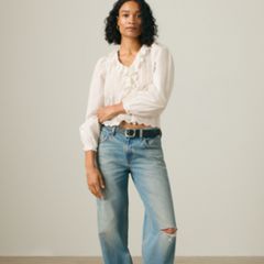 Loose Taper Women's Jeans — Hi And Welcome - Medium Wash 3