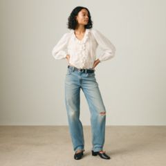 Loose Taper Women's Jeans — Hi And Welcome - Medium Wash 1