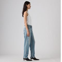 Loose Taper Women's Jeans — Hi And Welcome - Medium Wash 5