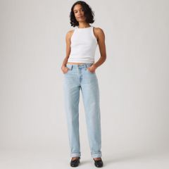 Loose Taper Women's Jeans — Message Sent - Medium Wash 6