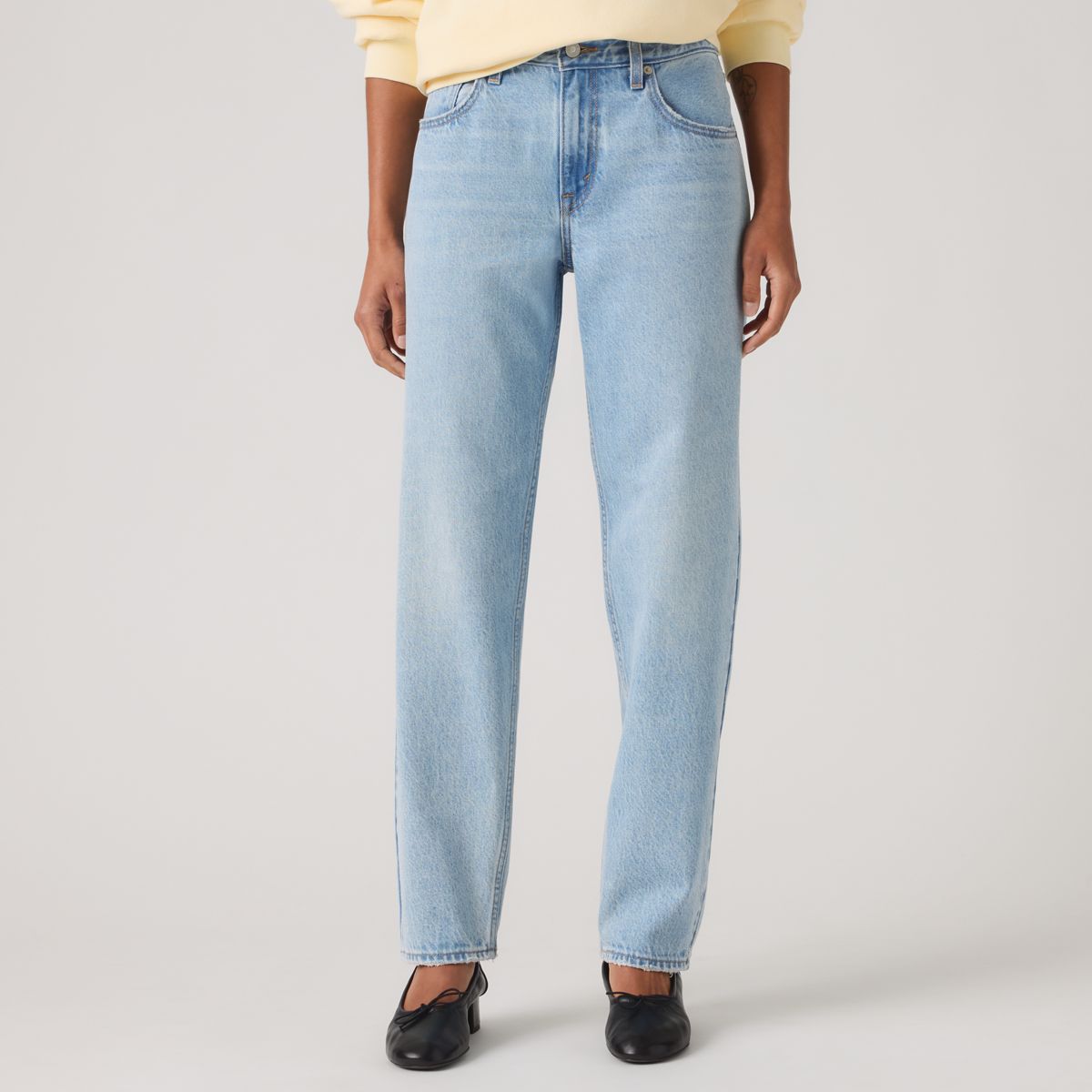 Loose Taper Women's Jeans — Message Sent - Medium Wash