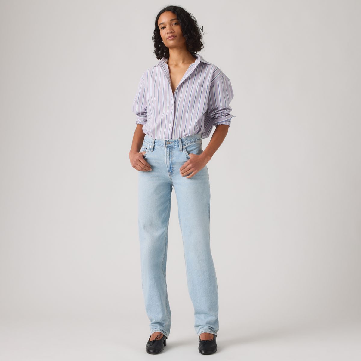 Loose Taper Women's Jeans — Message Sent - Medium Wash