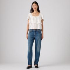 Loose Taper Women's Jeans — Let's Fly - Medium Wash 5