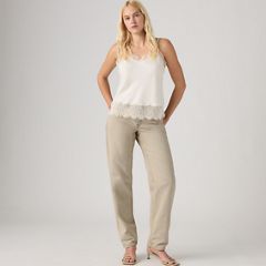 Loose Taper Women's Jeans — New Hire - Tan 6
