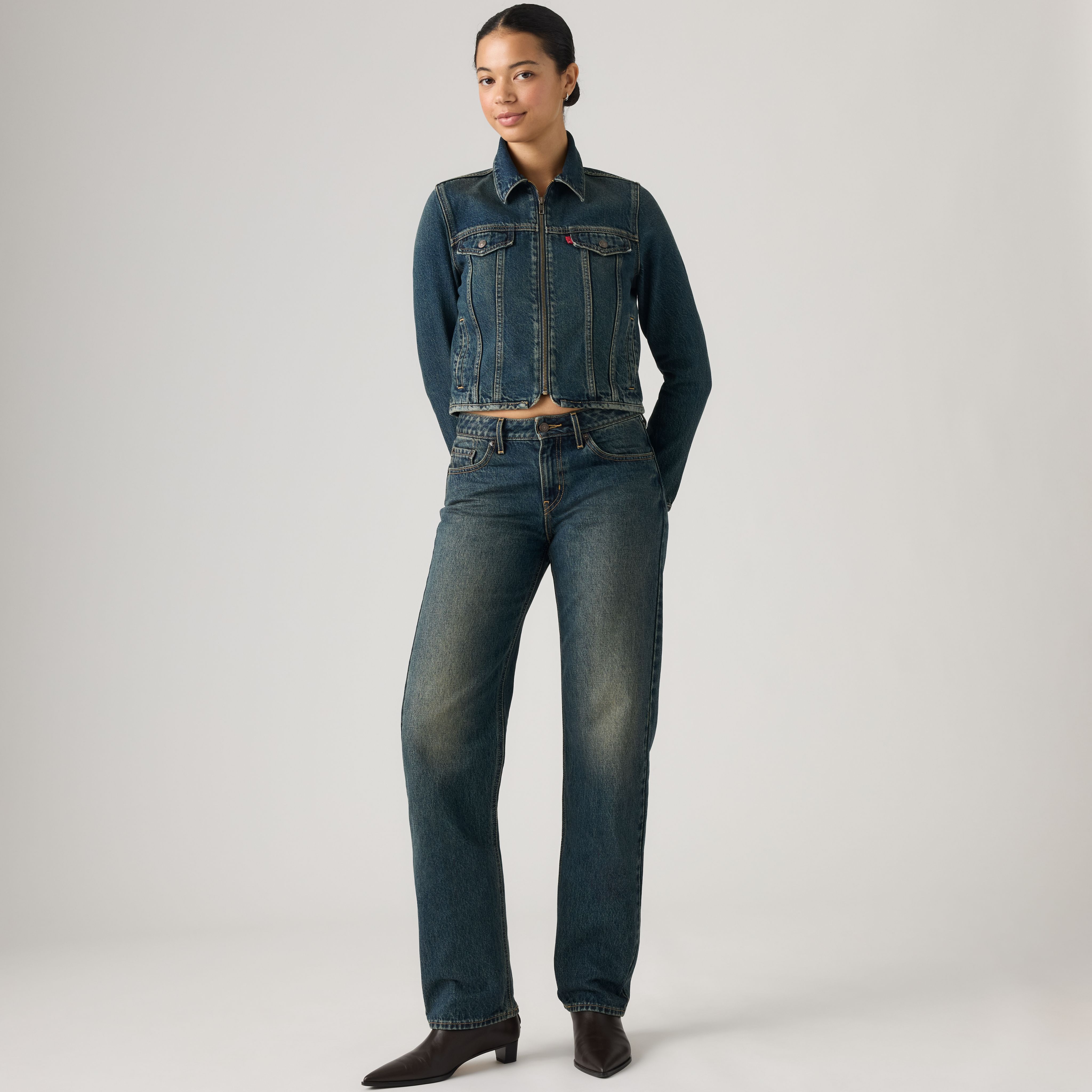 Low Straight Jeans 1