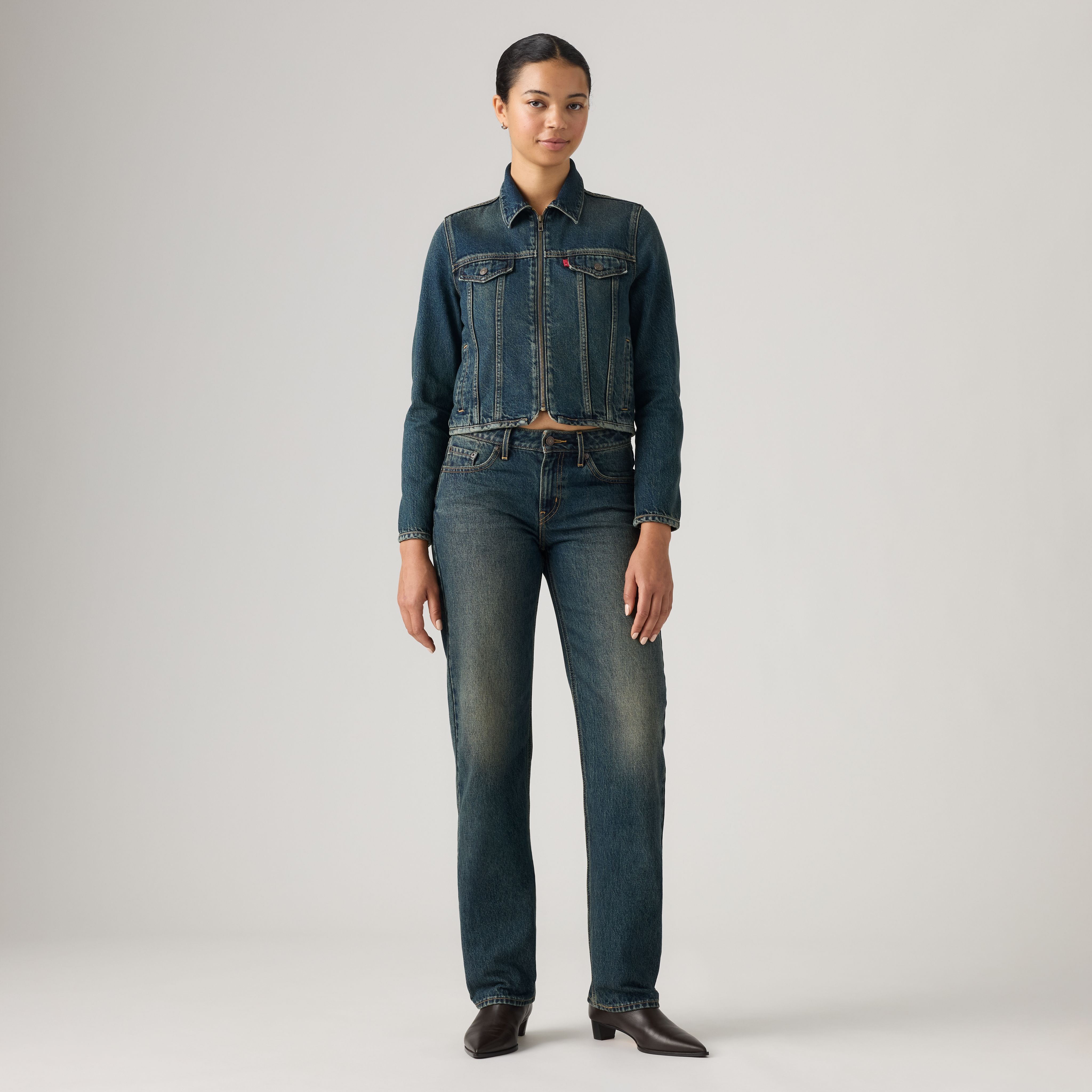 Low Straight Jeans 5