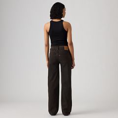 Low Straight Women's Jeans — Over A Cup - Brown 3