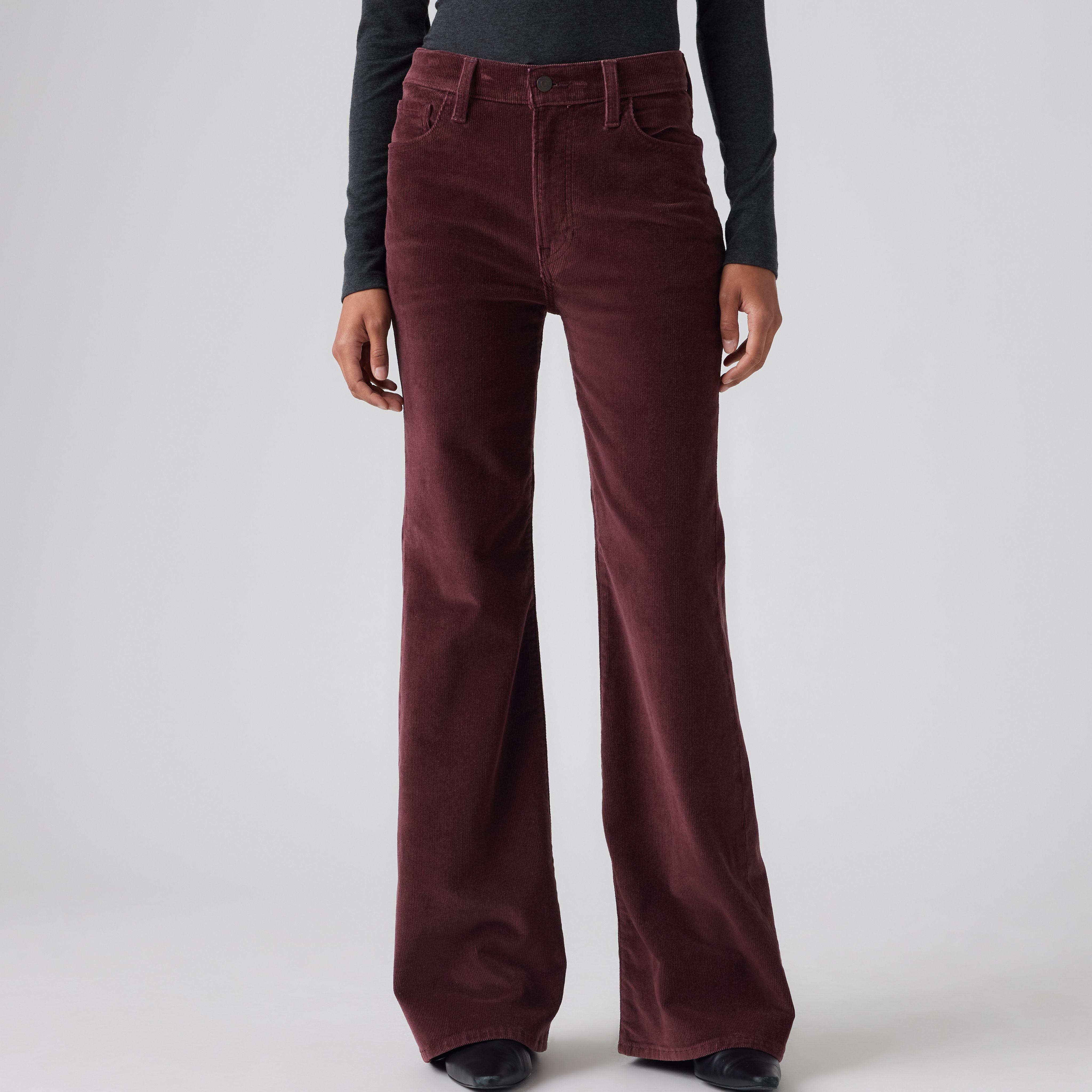 Corduroy Ribcage Flare Jeans 2