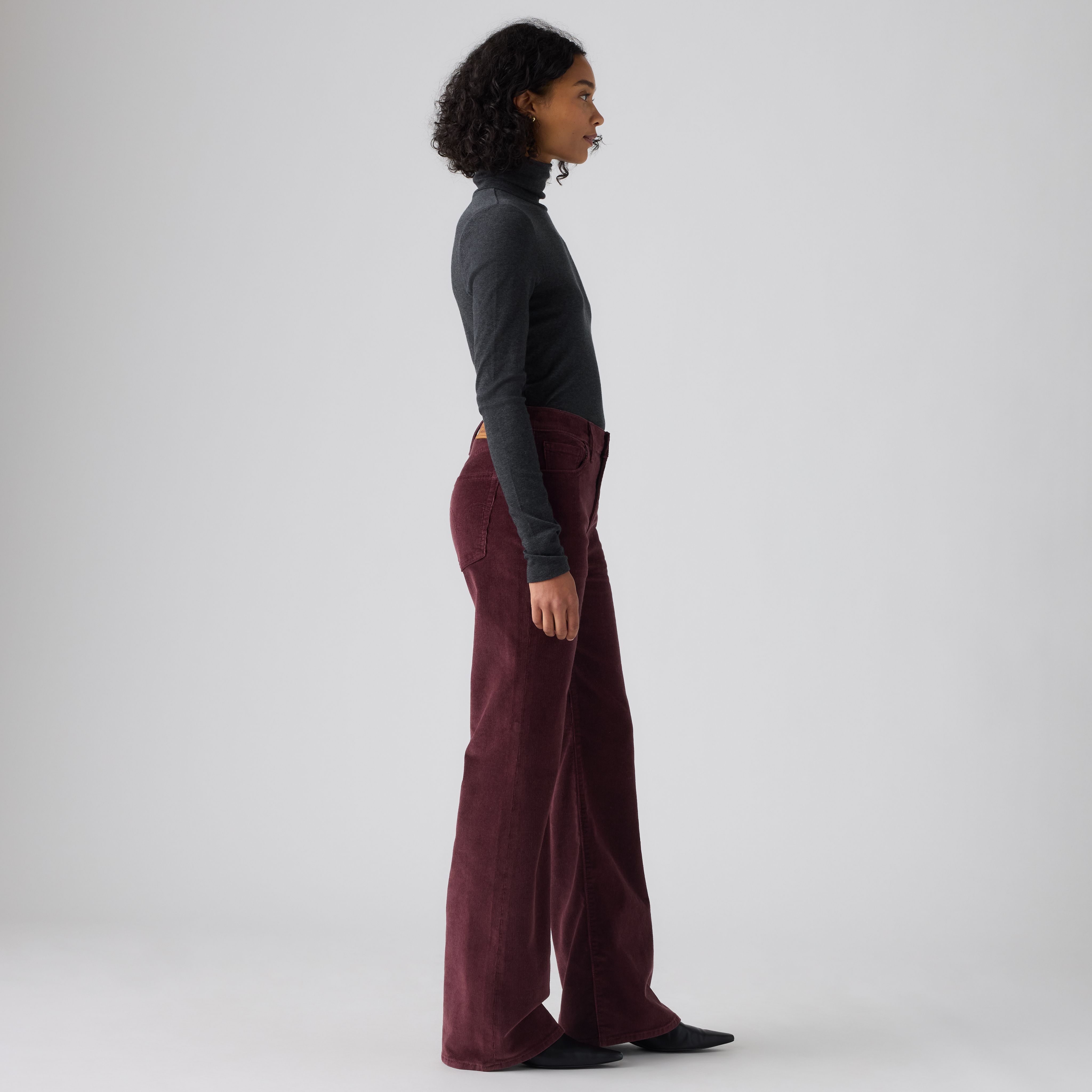 Corduroy Ribcage Flare Jeans 4