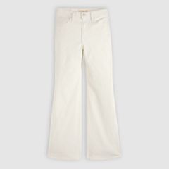 Ribcage Flare Corduroy Jeans — Egret - White 6