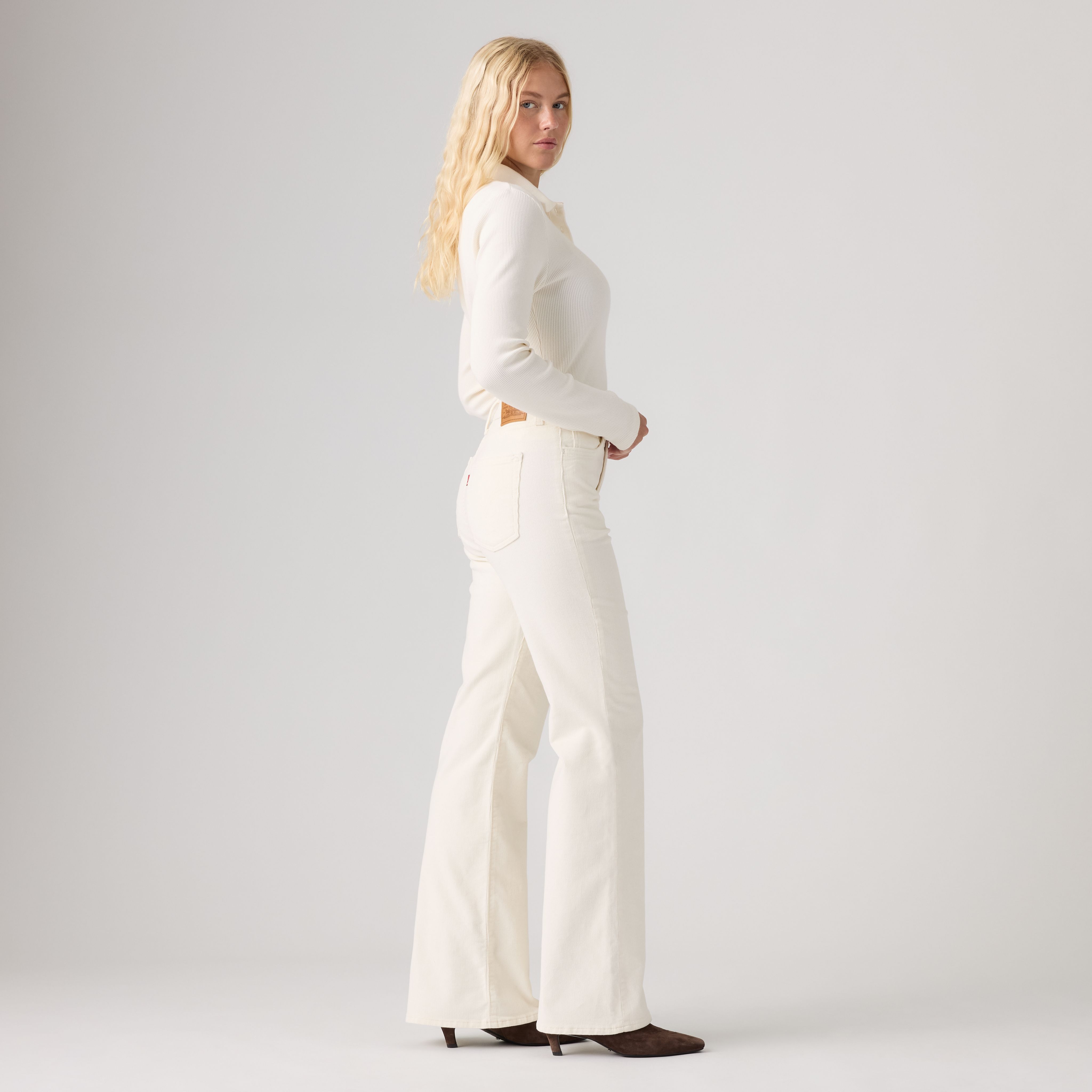 Corduroy Ribcage Flare Jeans 4