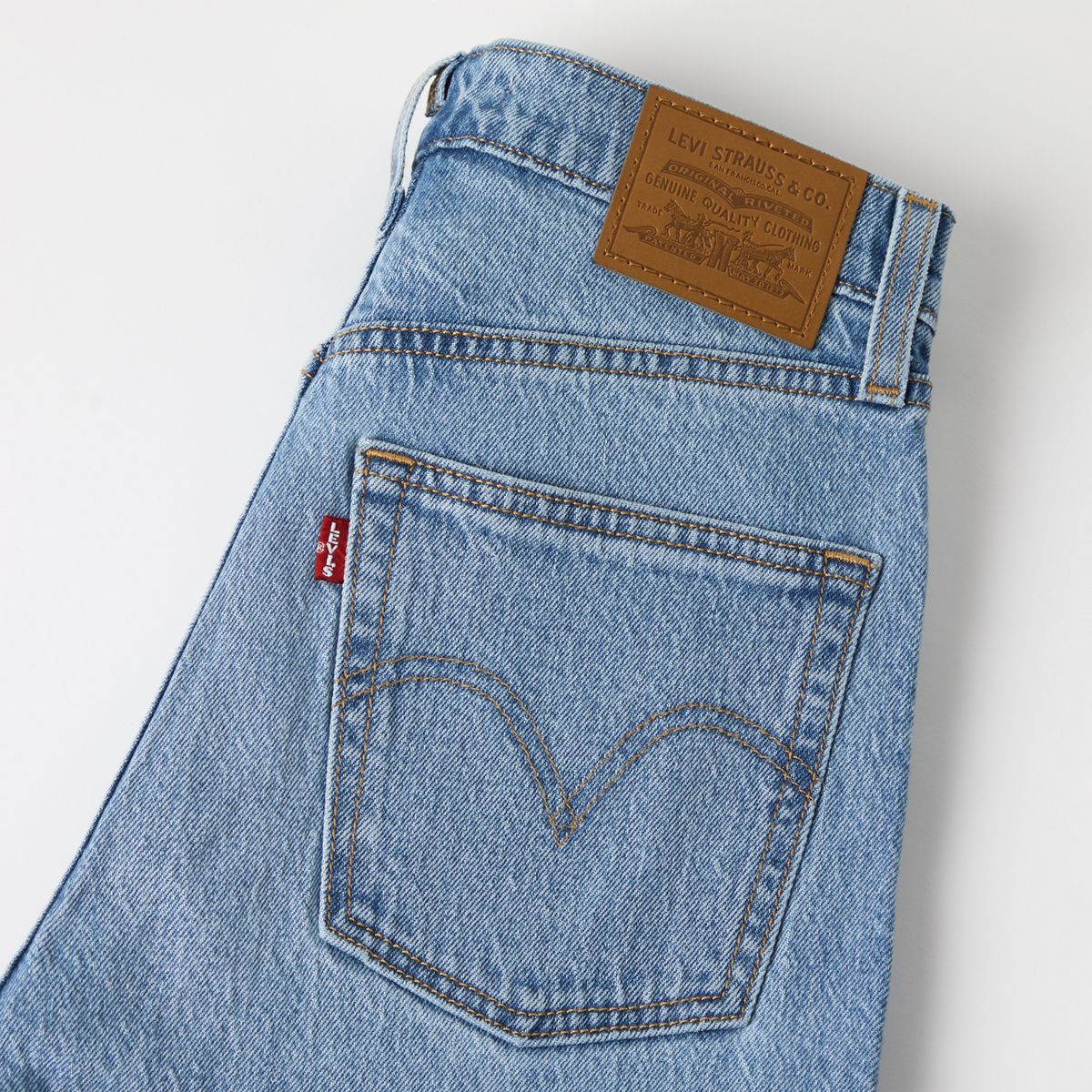 Ribcage Straight Full Length Recrafted Women's Jeans — Just One Please - Medium Wash