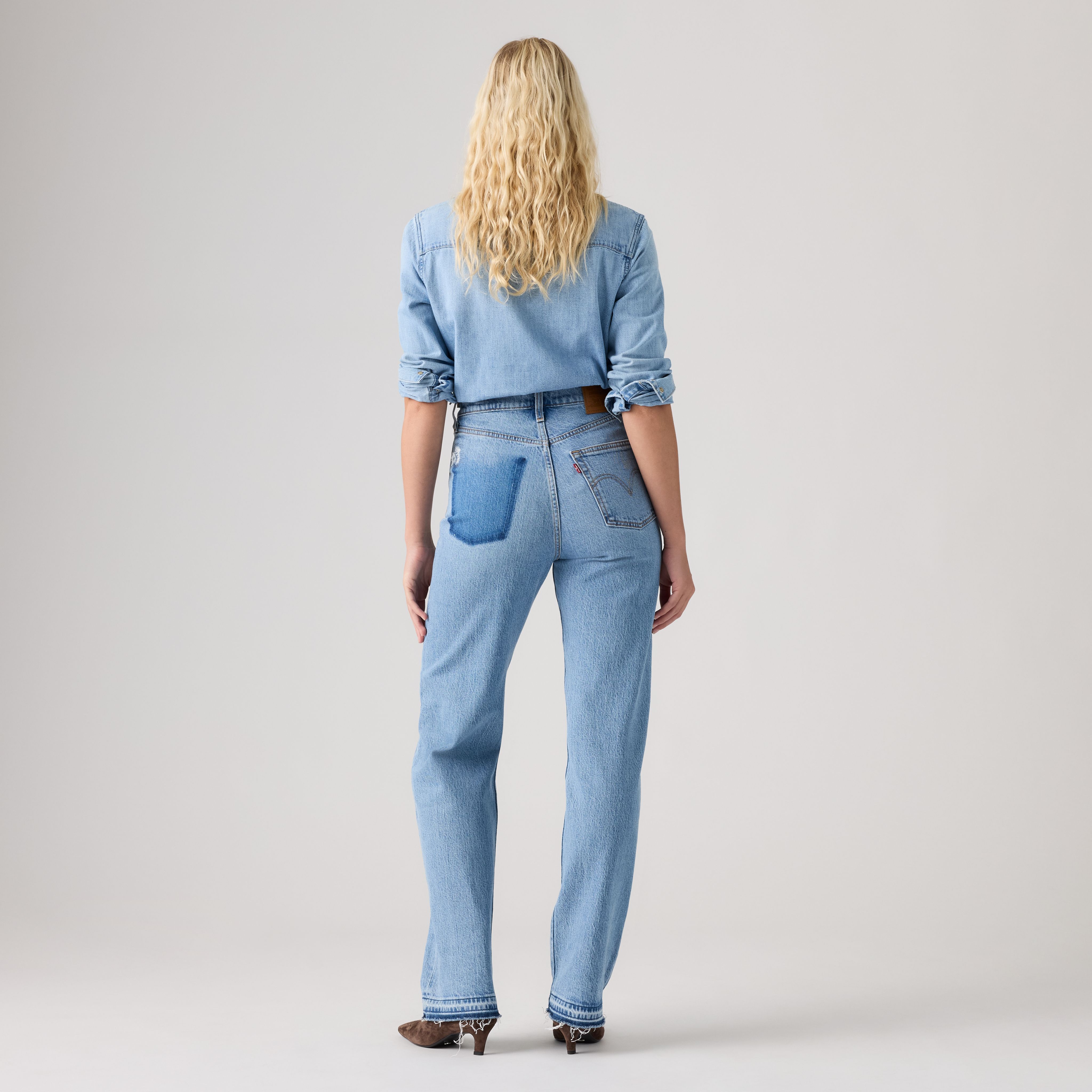 Ribcage Straight Full Length Recrafted Women's Jeans 4