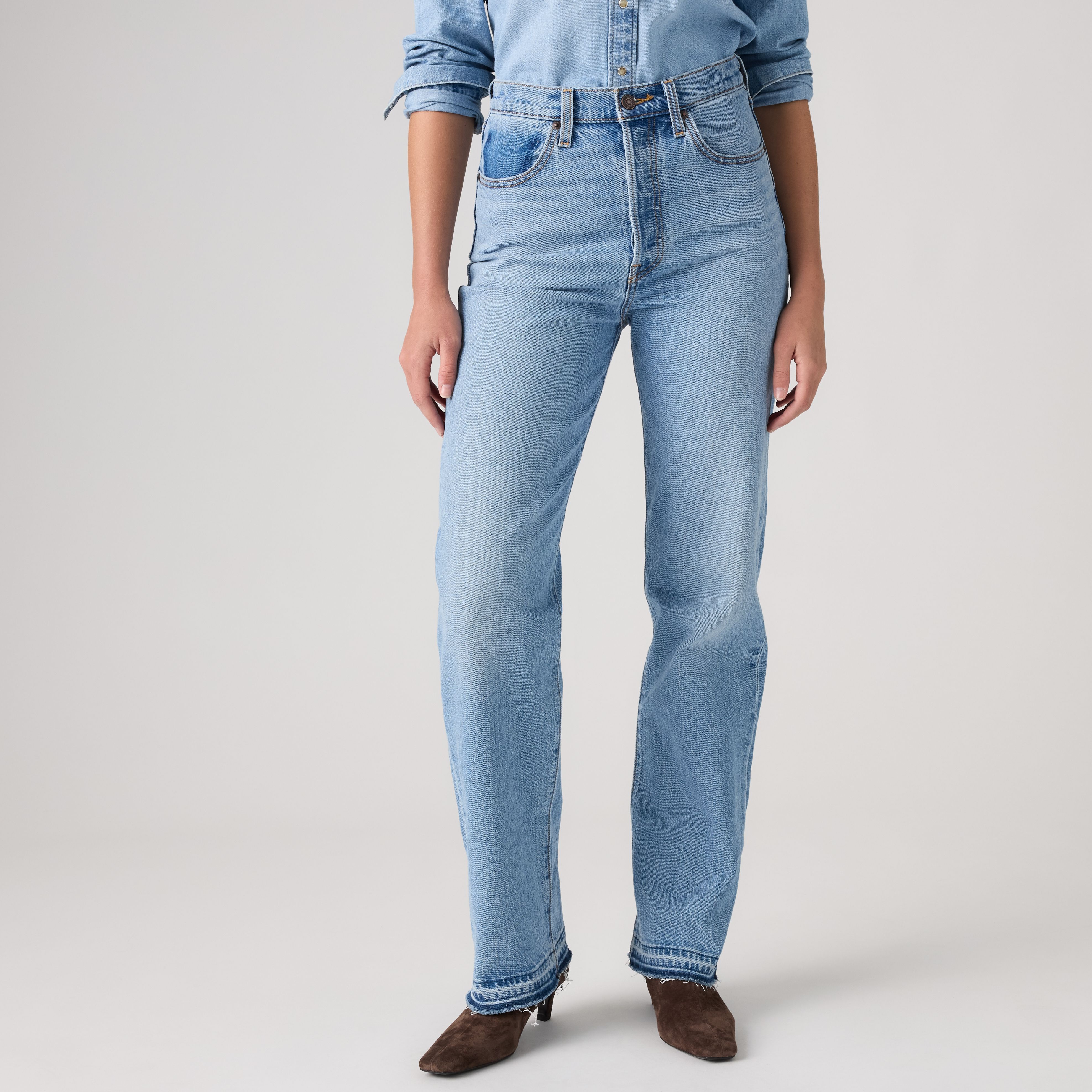 Ribcage Straight Full Length Recrafted Women's Jeans 2