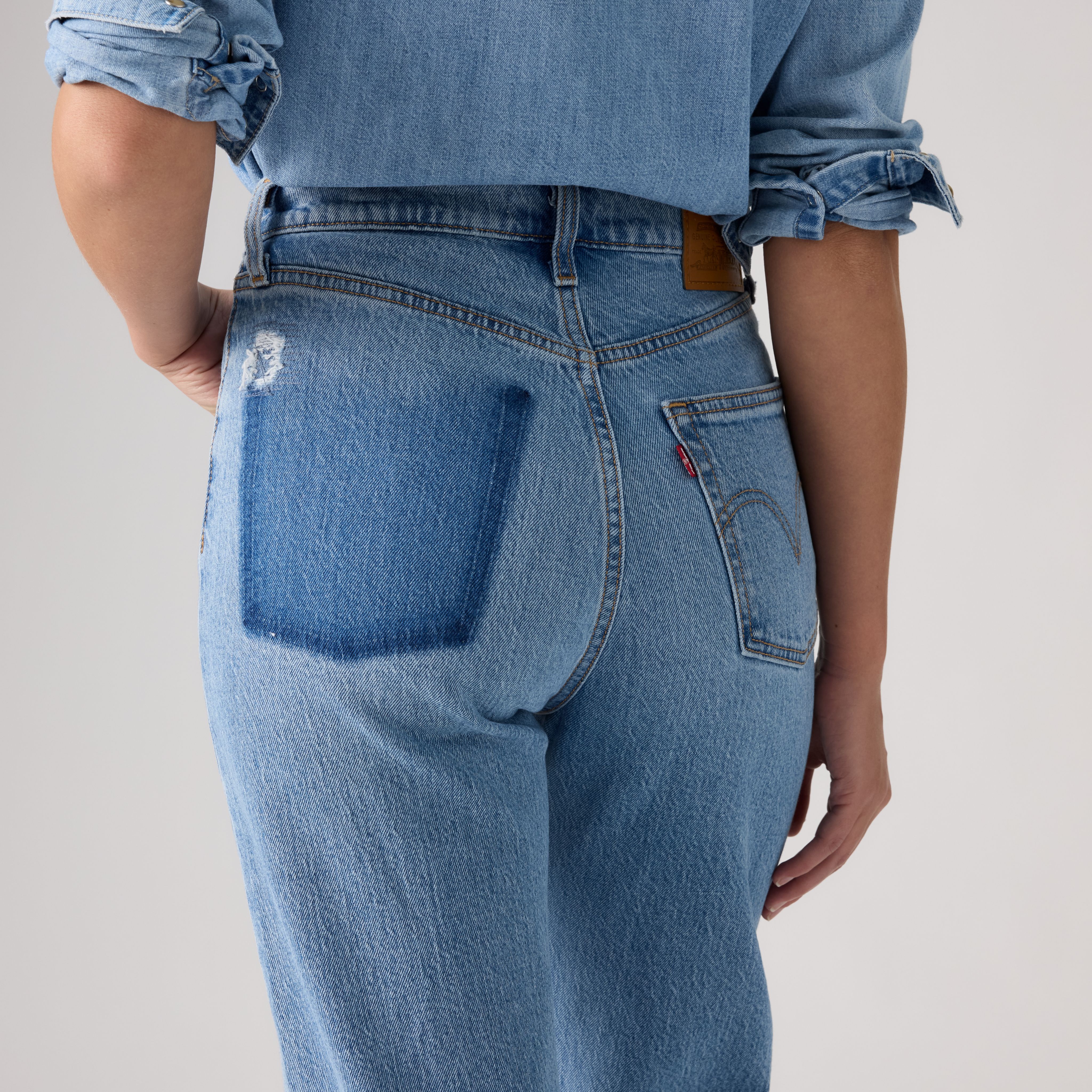 Ribcage Straight Full Length Recrafted Women's Jeans 3