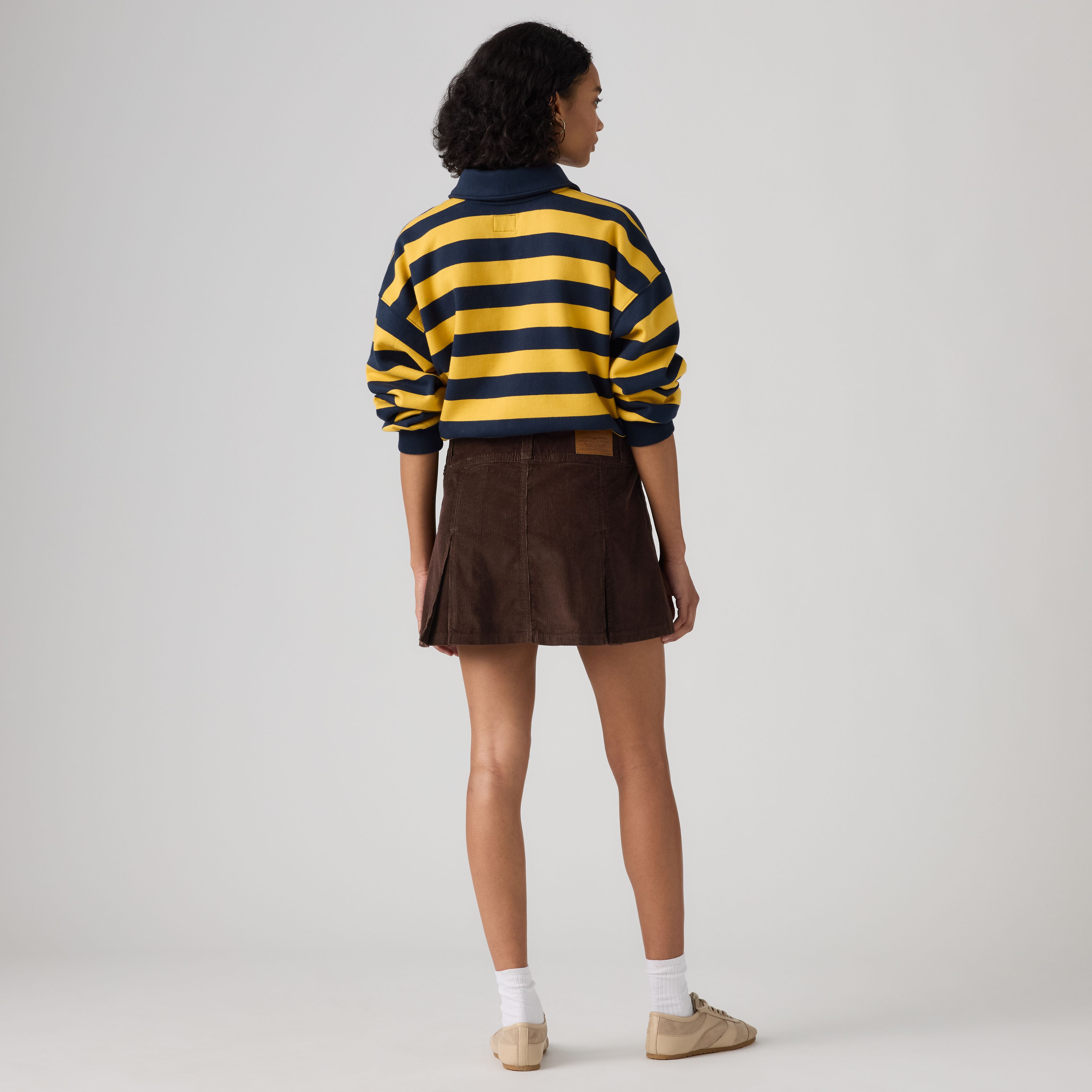 Inverted Pleat Mini Skirt 4