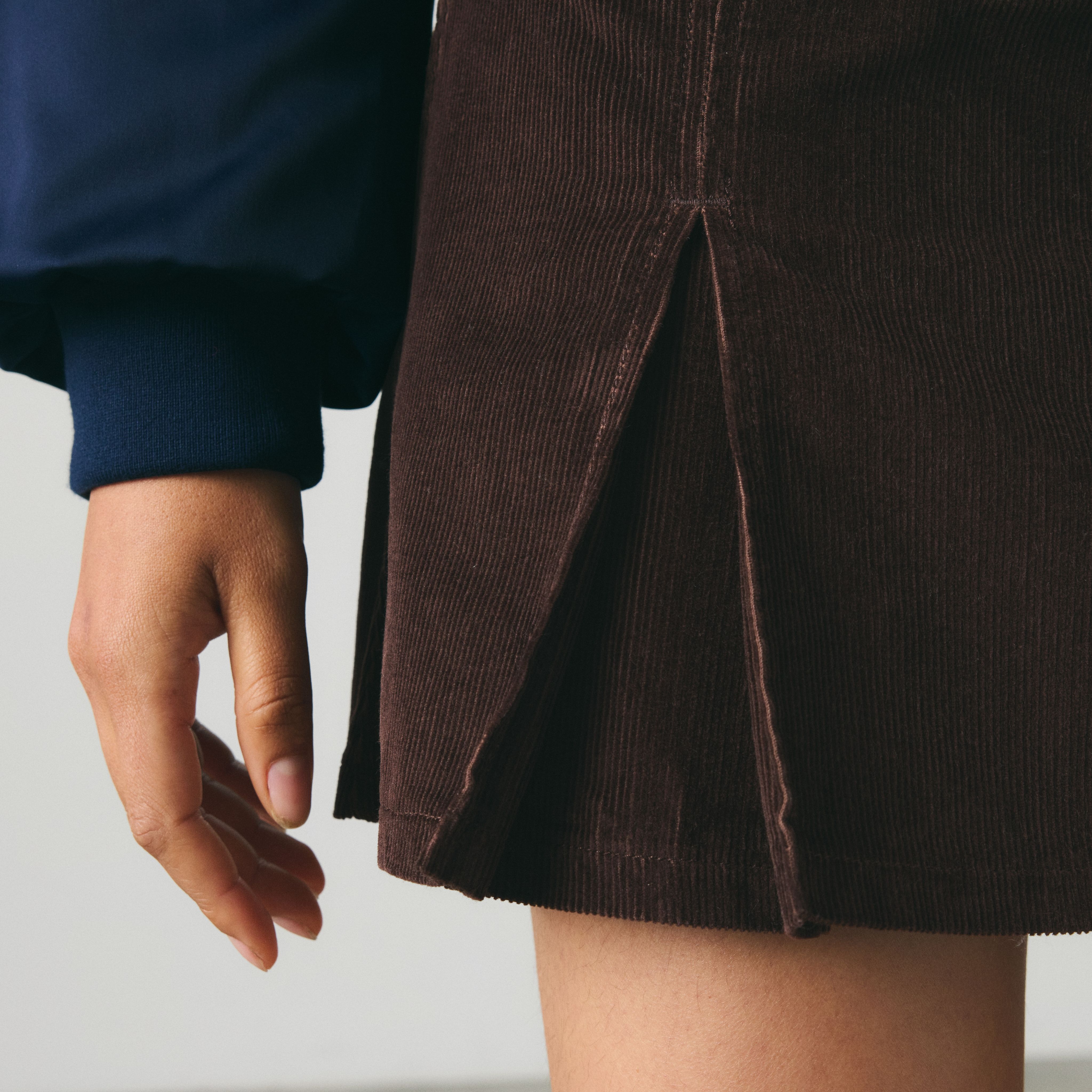 Inverted Pleat Mini Skirt 3