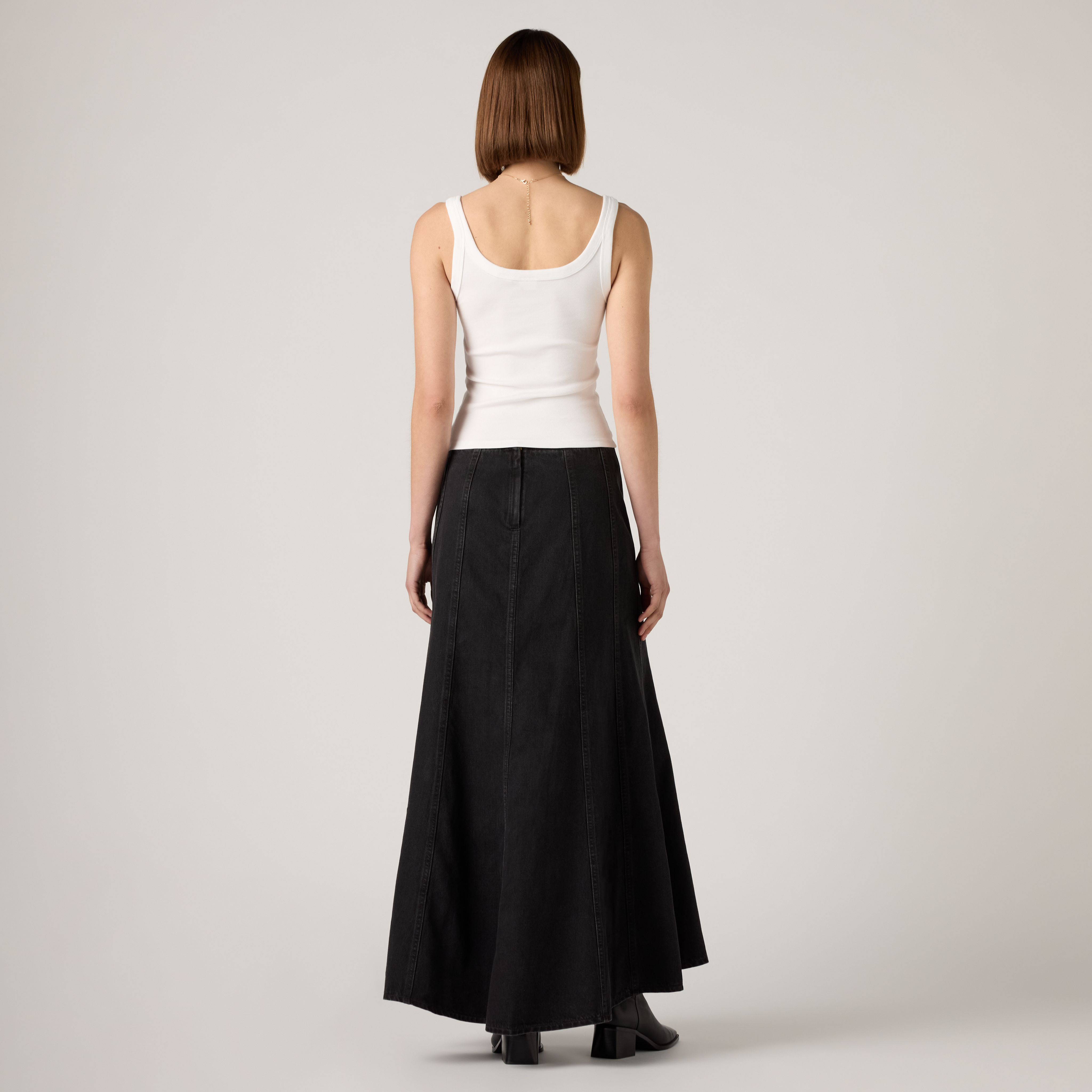 Seamed Flare Skirt 3
