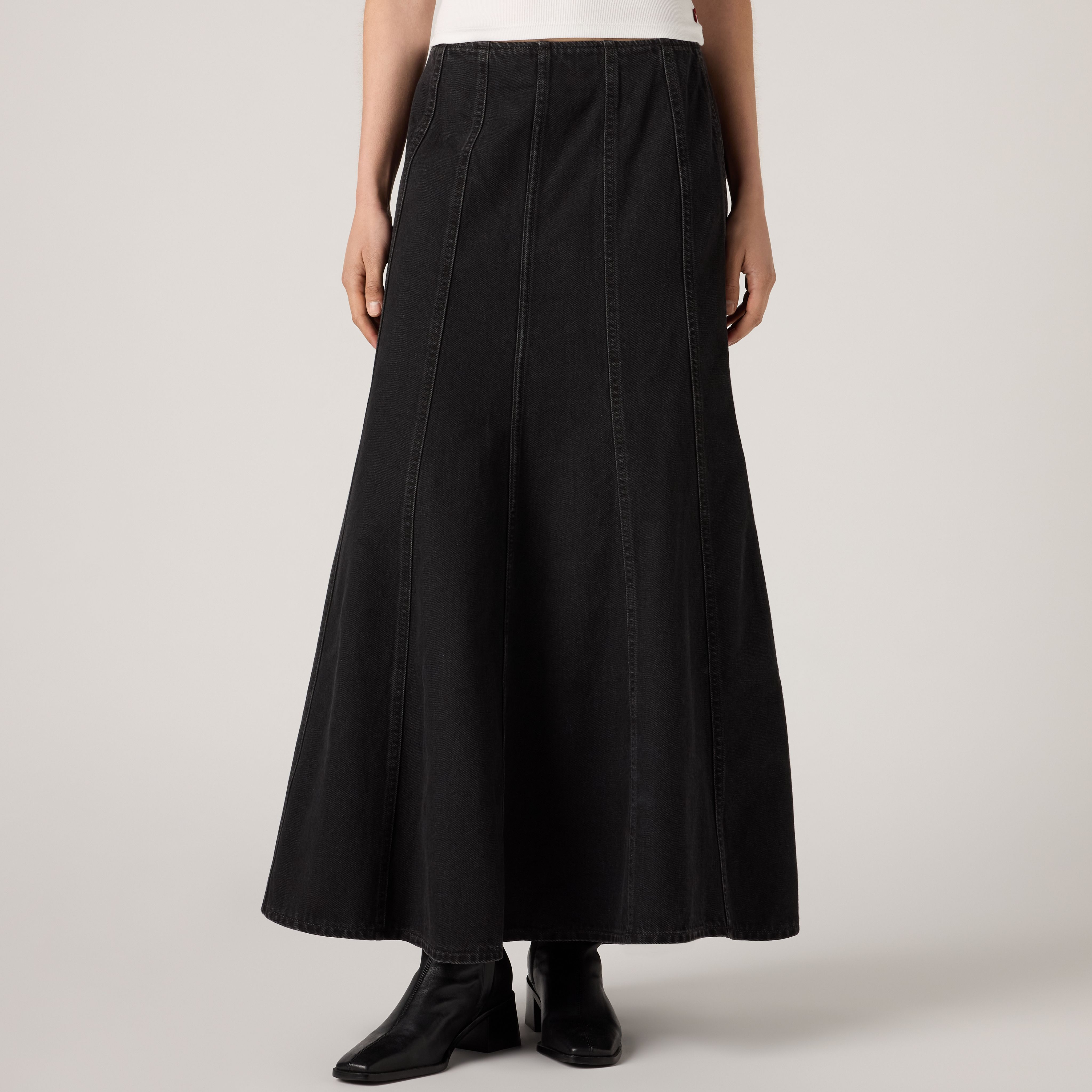 Seamed Flare Skirt 2