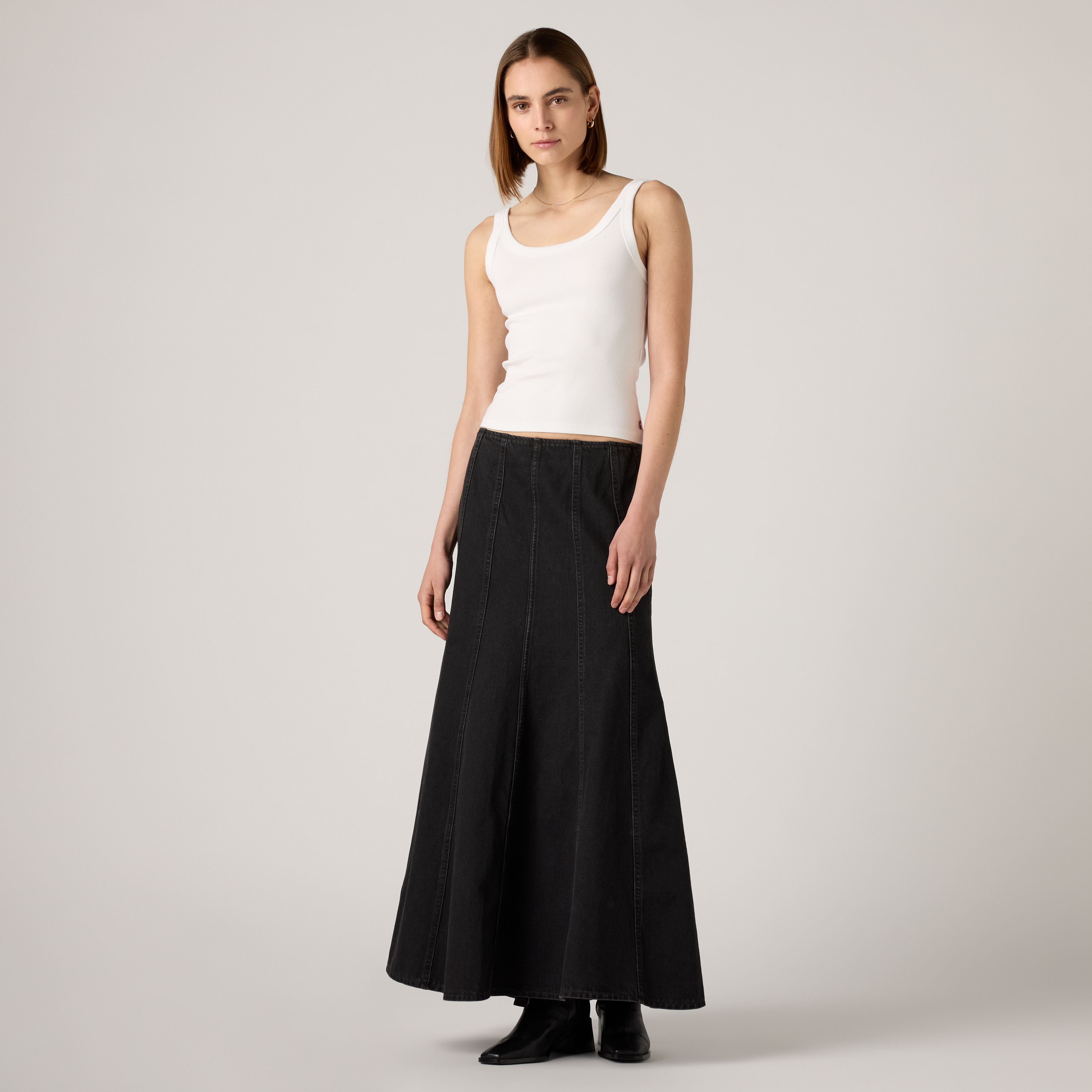 Seamed Flare Skirt 5