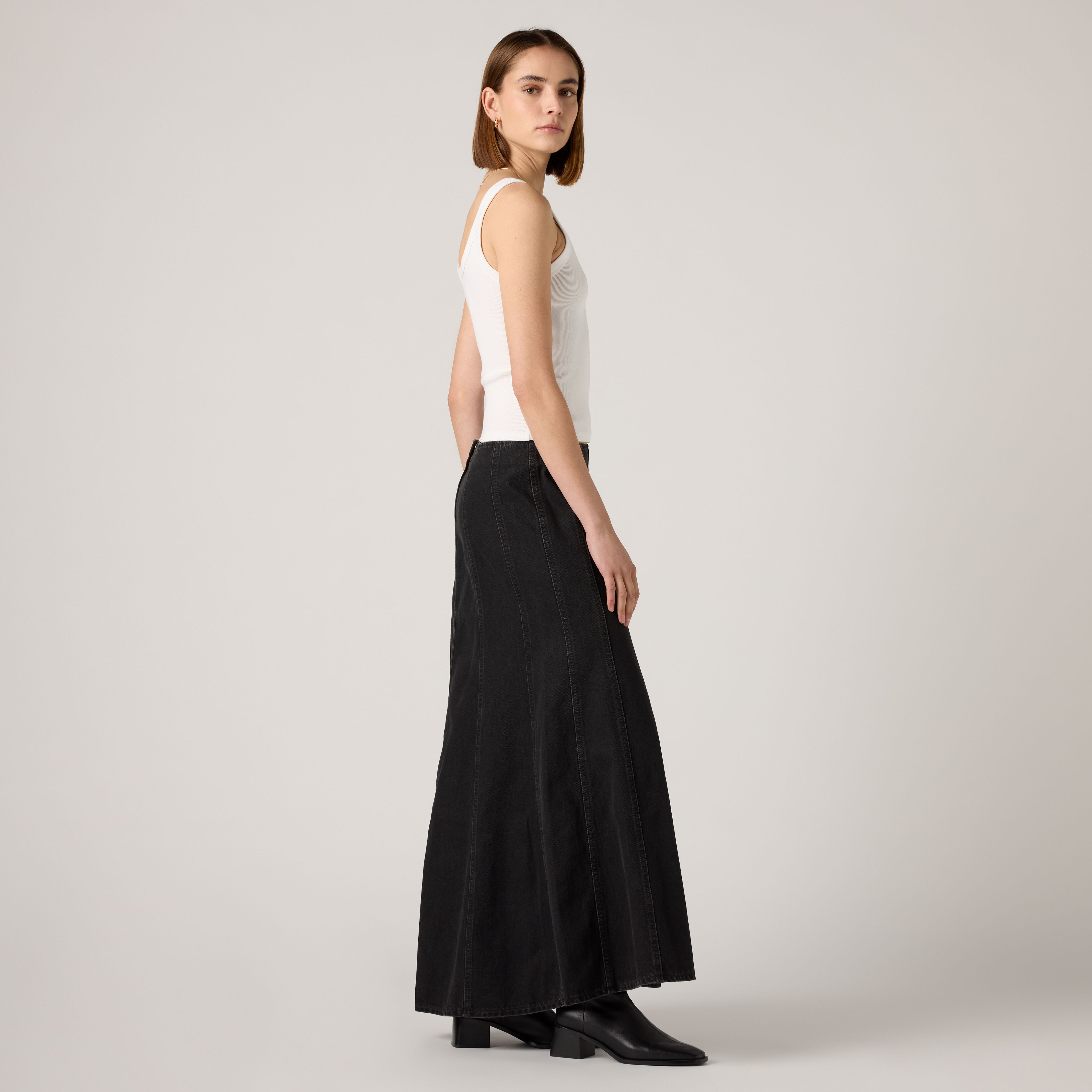 Seamed Flare Skirt 4