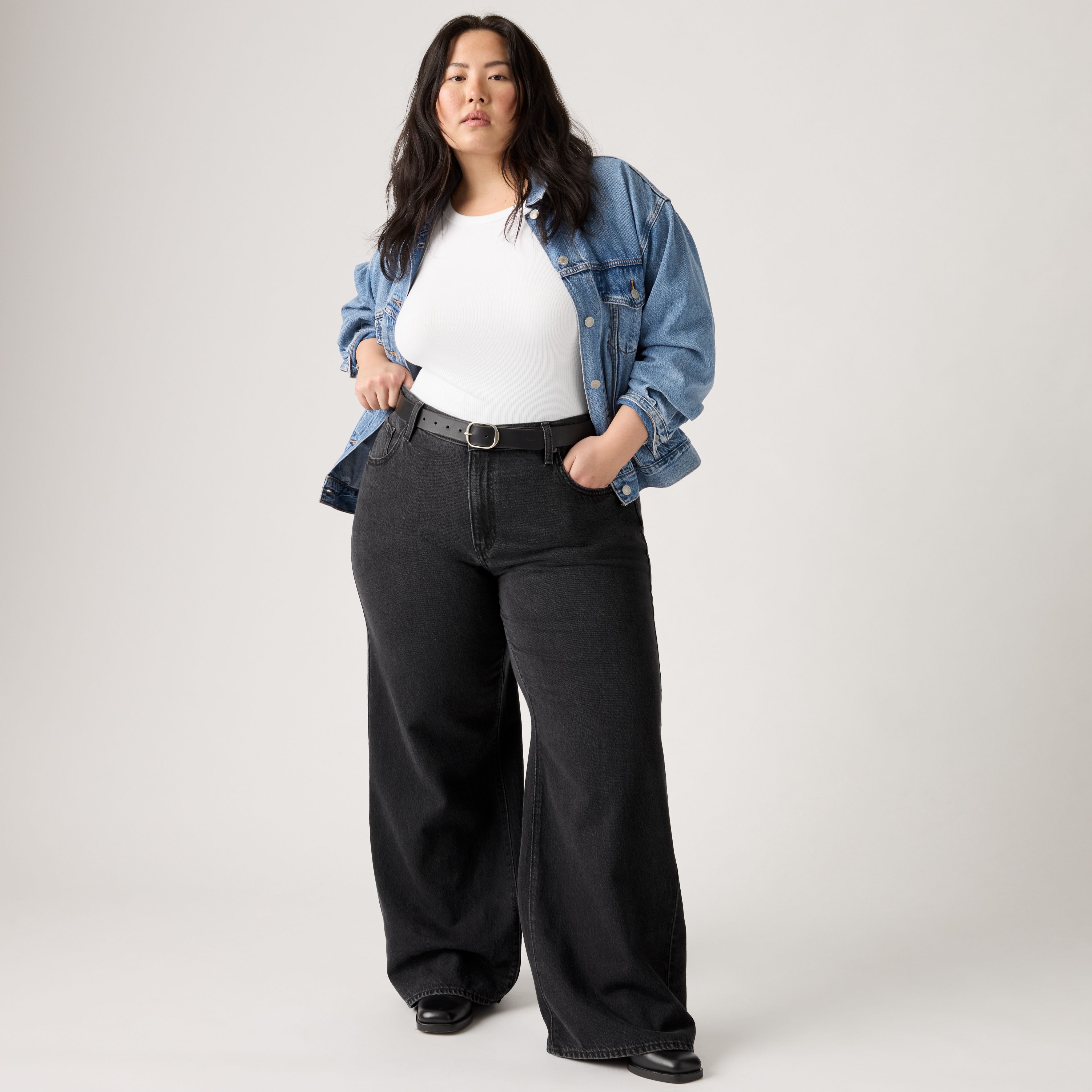 Cinch Baggy Lightweight Women's Jeans (Plus Size) 1