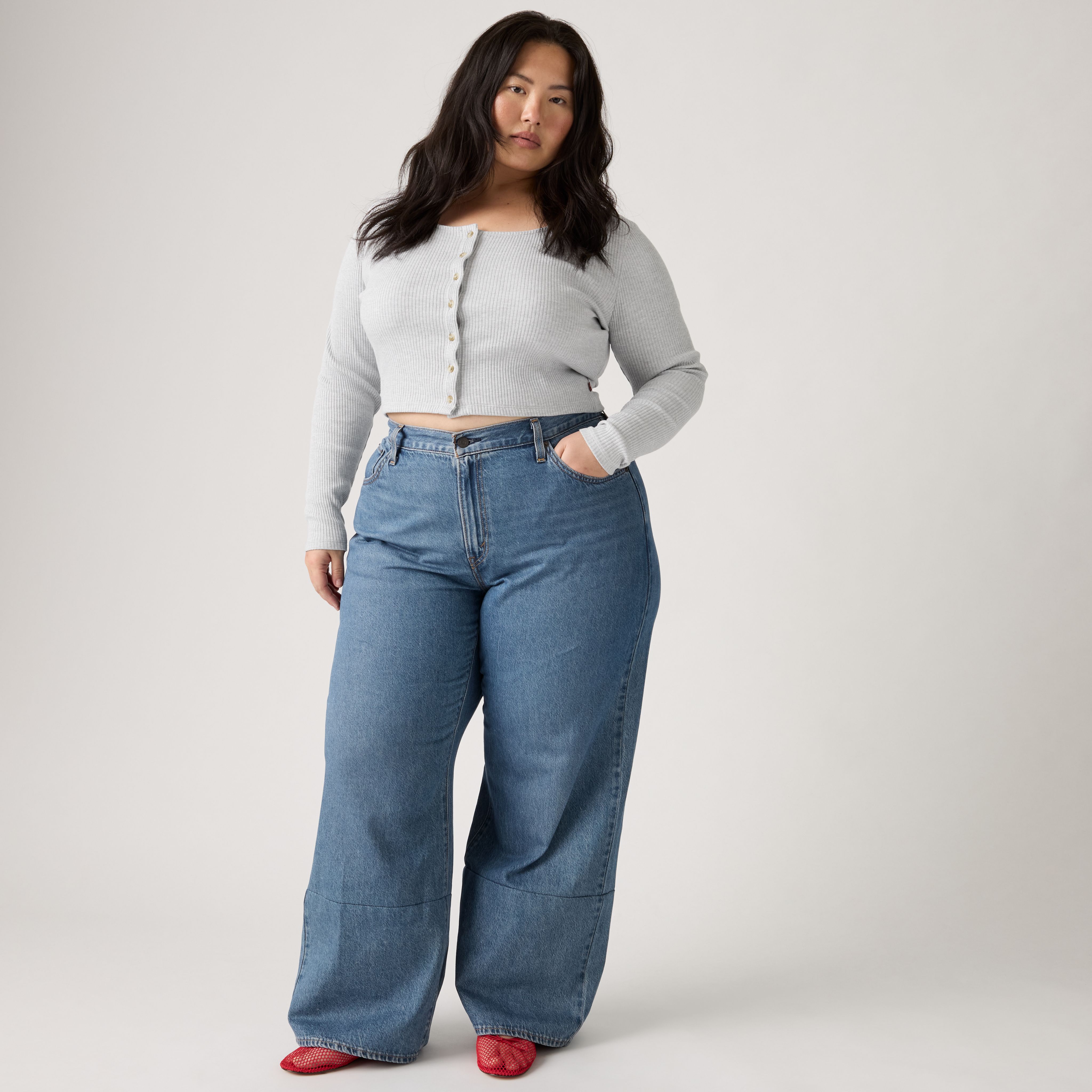 Cinch Baggy Lightweight Women's Jeans (Plus Size) 15