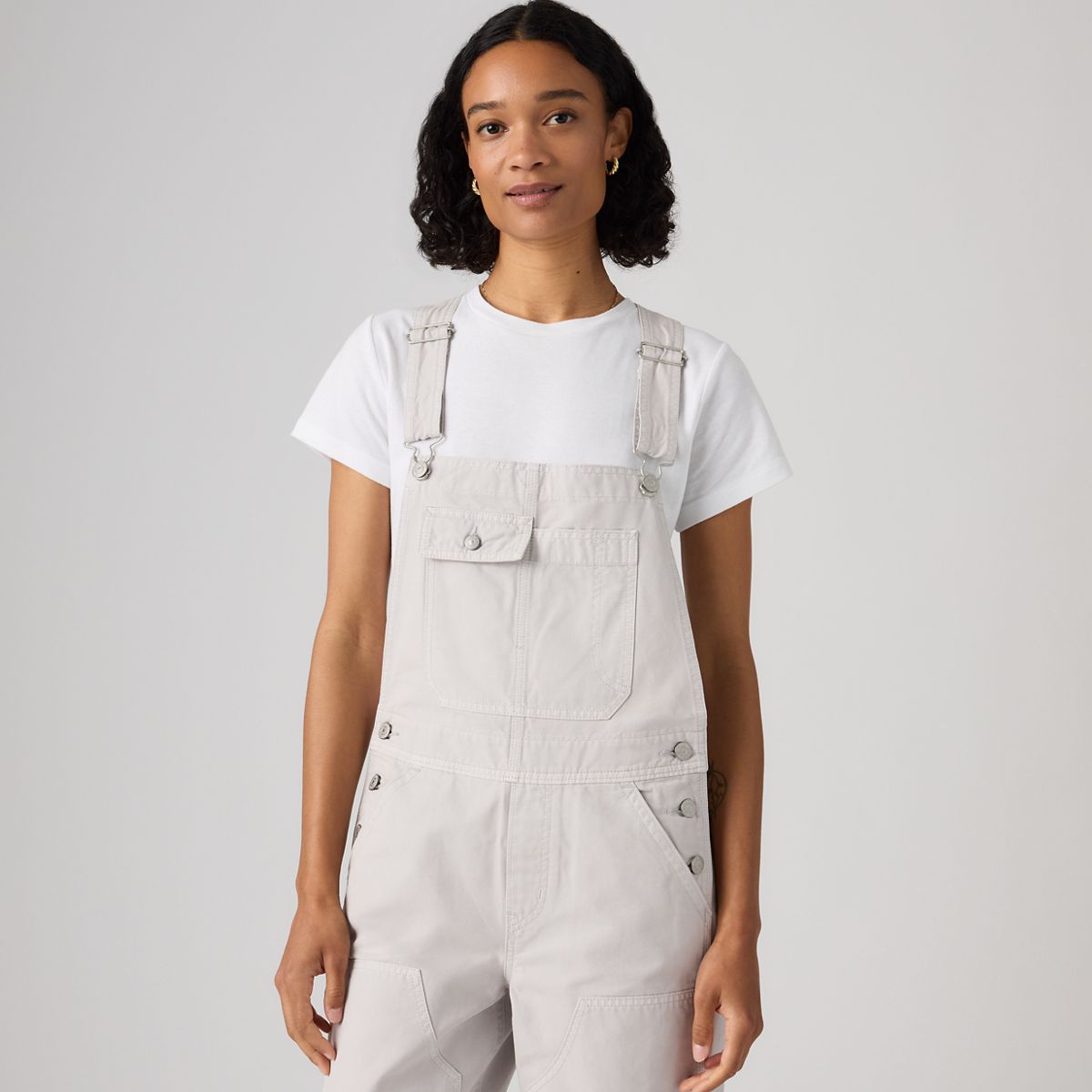 Workwear Baggy Overalls — Canvas Vapor Blue Gd - Grey