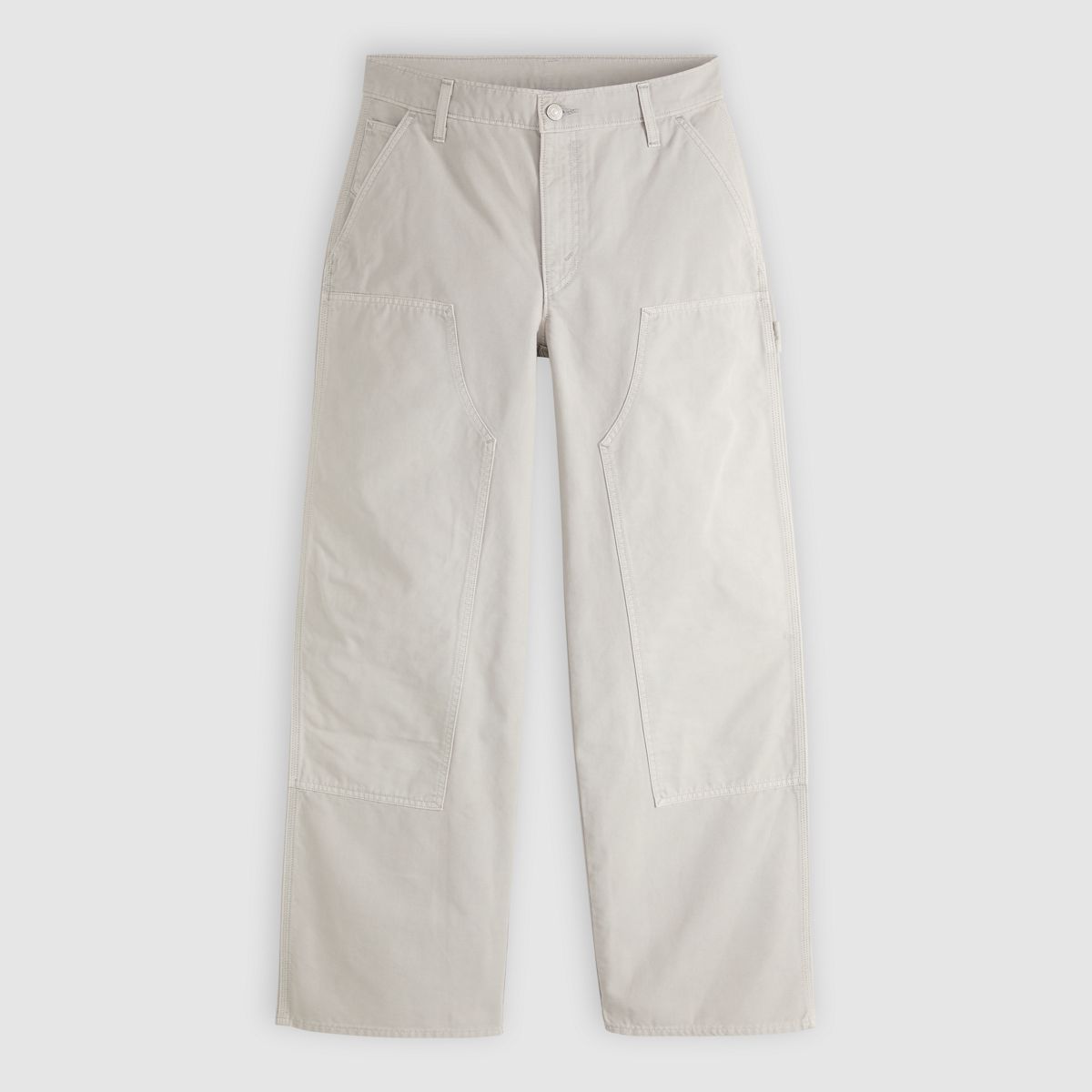 Workwear Loose Straight Pants — Canvas Vapor Blue - Grey