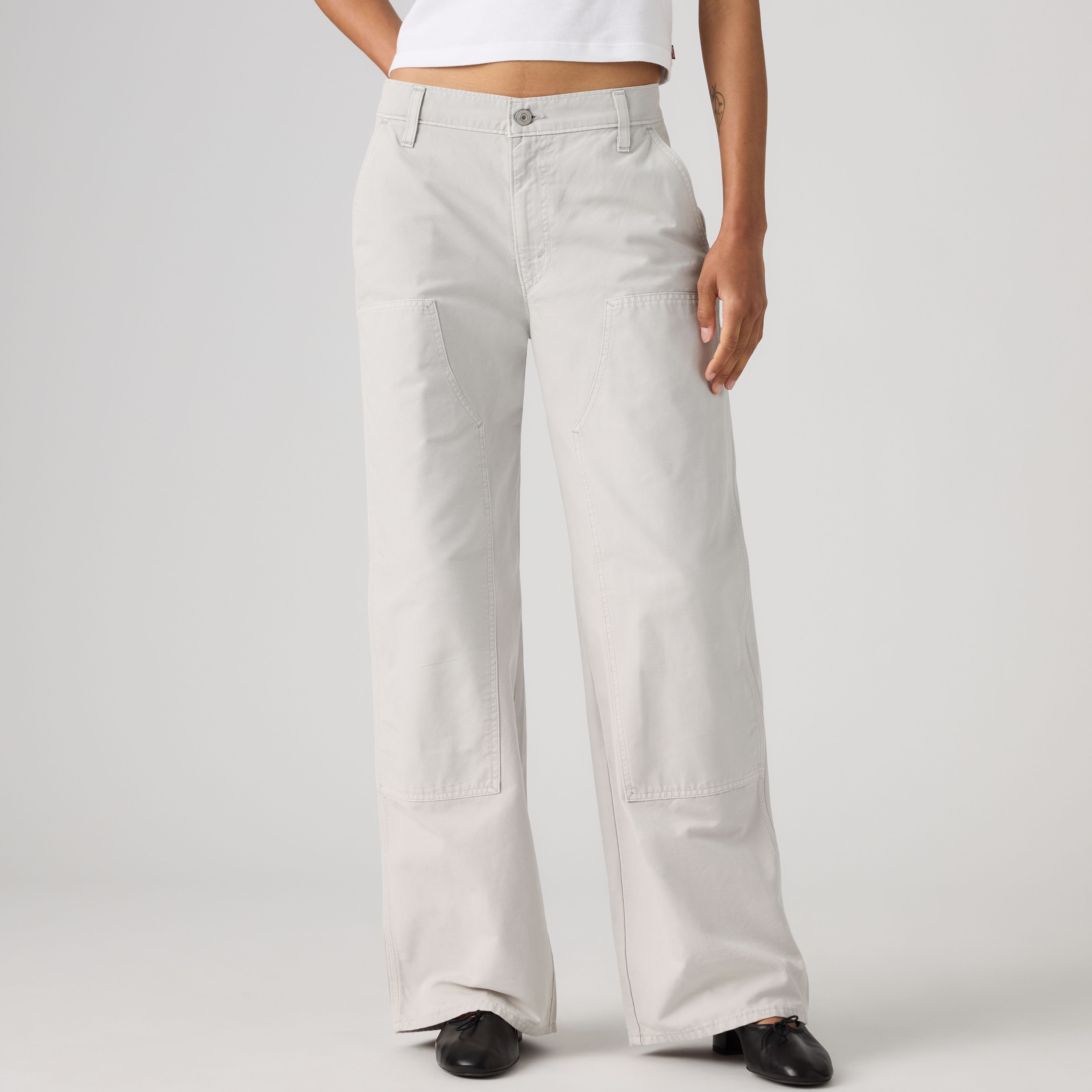 Workwear Loose Straight Pants 2