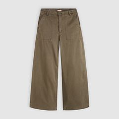 Cinch Wide-Leg Fatigue Pants — Tencel Canteen Gd - Brown 8