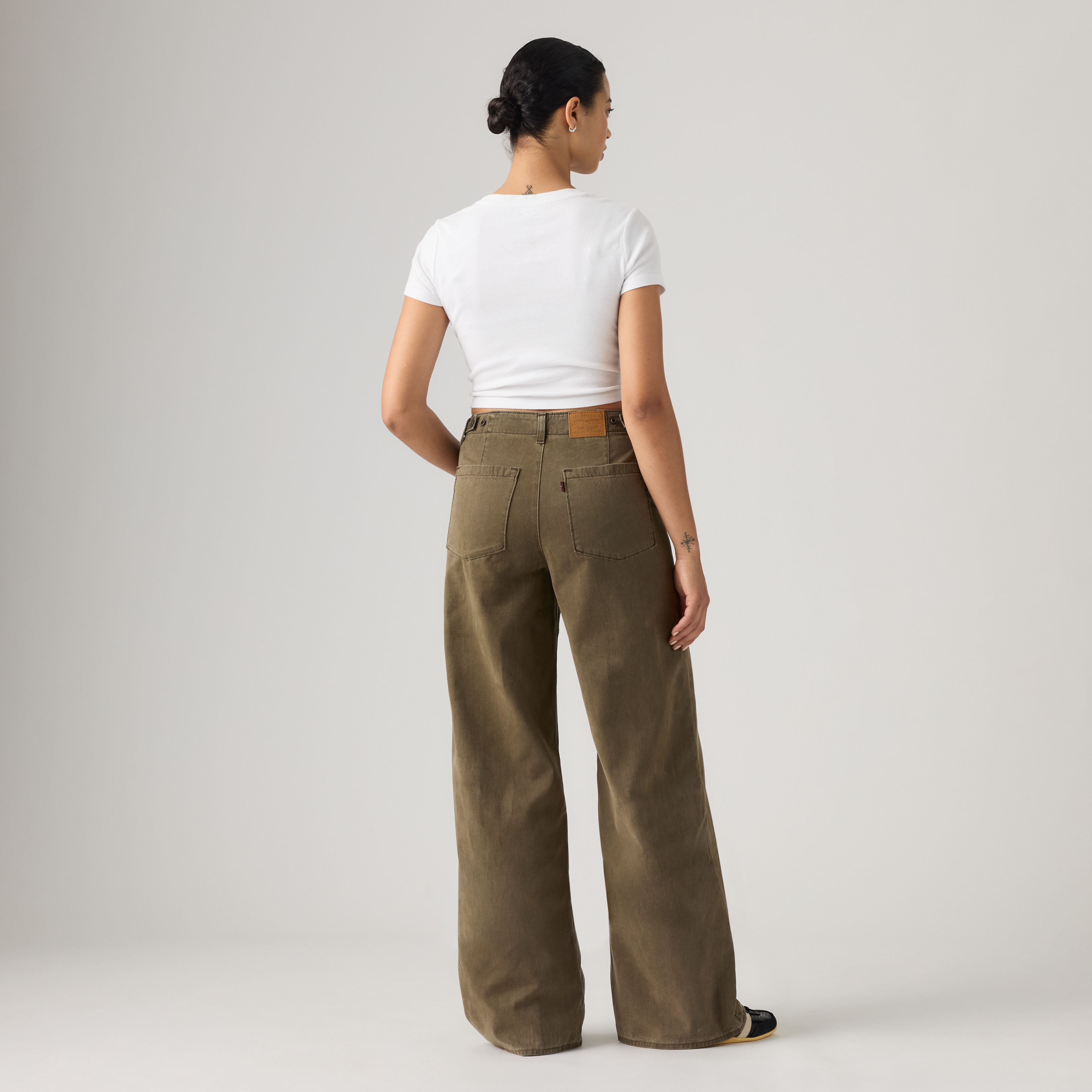 Cinch Wide-Leg Fatigue Pants