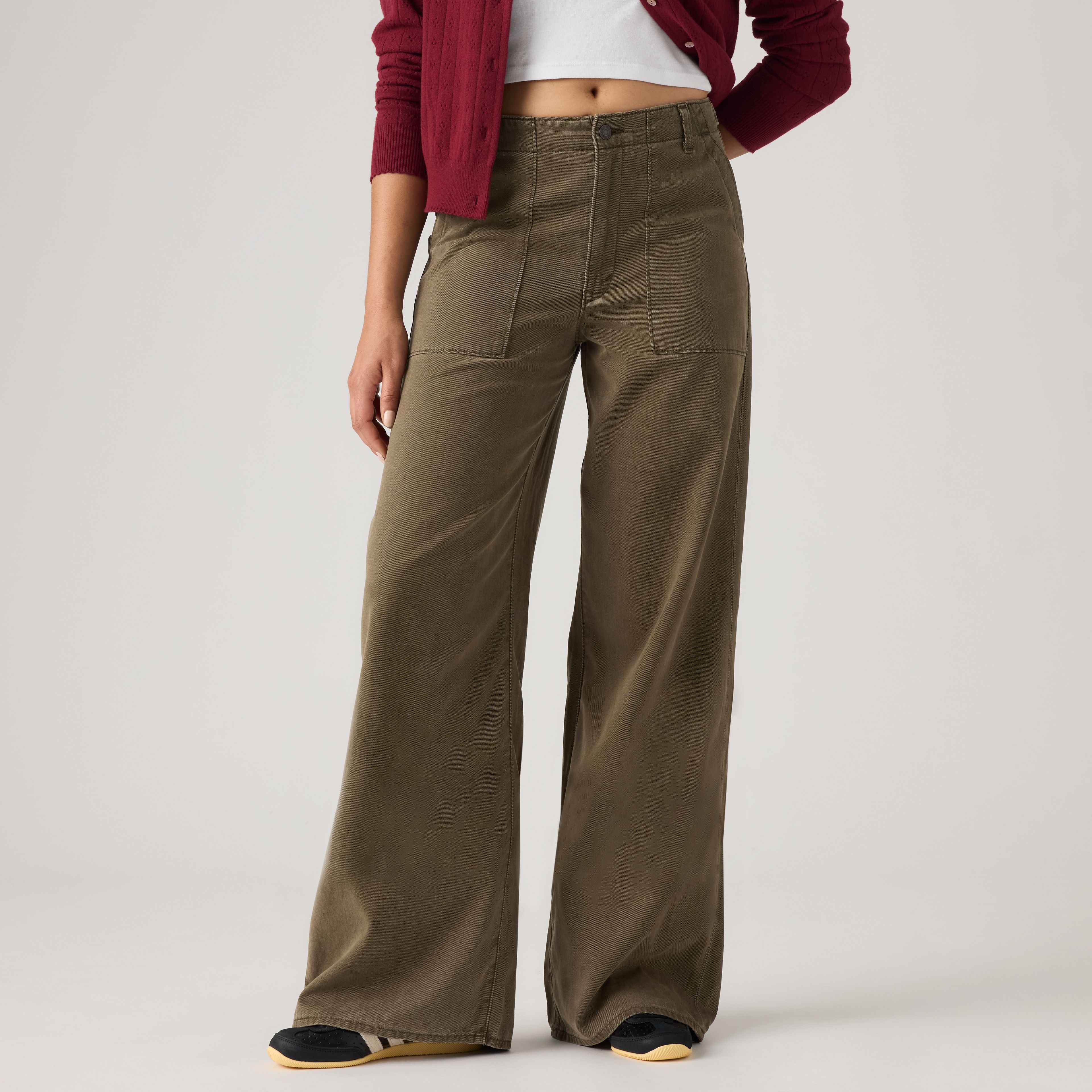 Cinch Wide-Leg Fatigue Pants