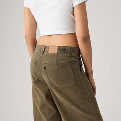 Cinch Wide-Leg Fatigue Pants — Tencel Canteen Gd - Brown 3