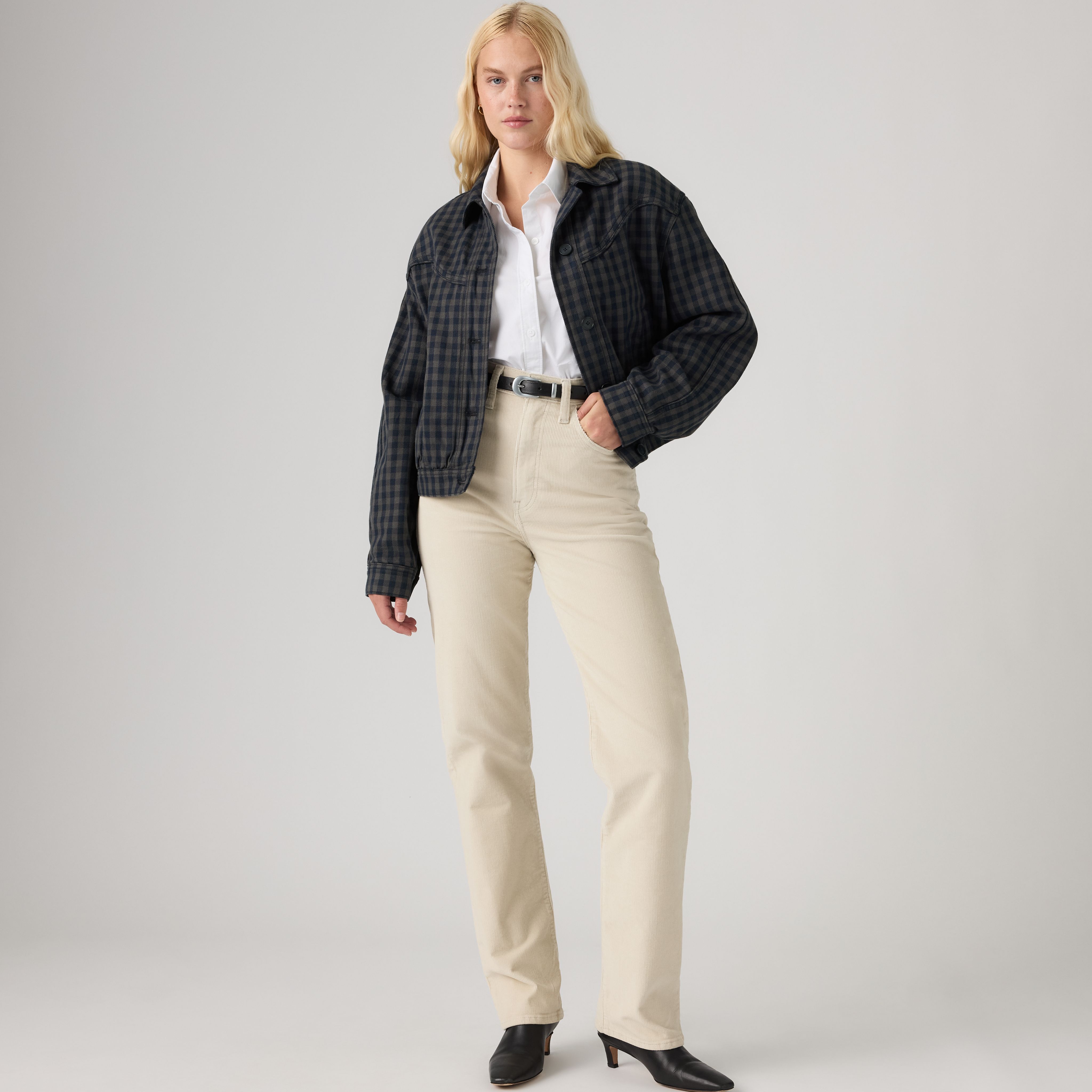Corduroy Ribcage Full-Length Pants 1