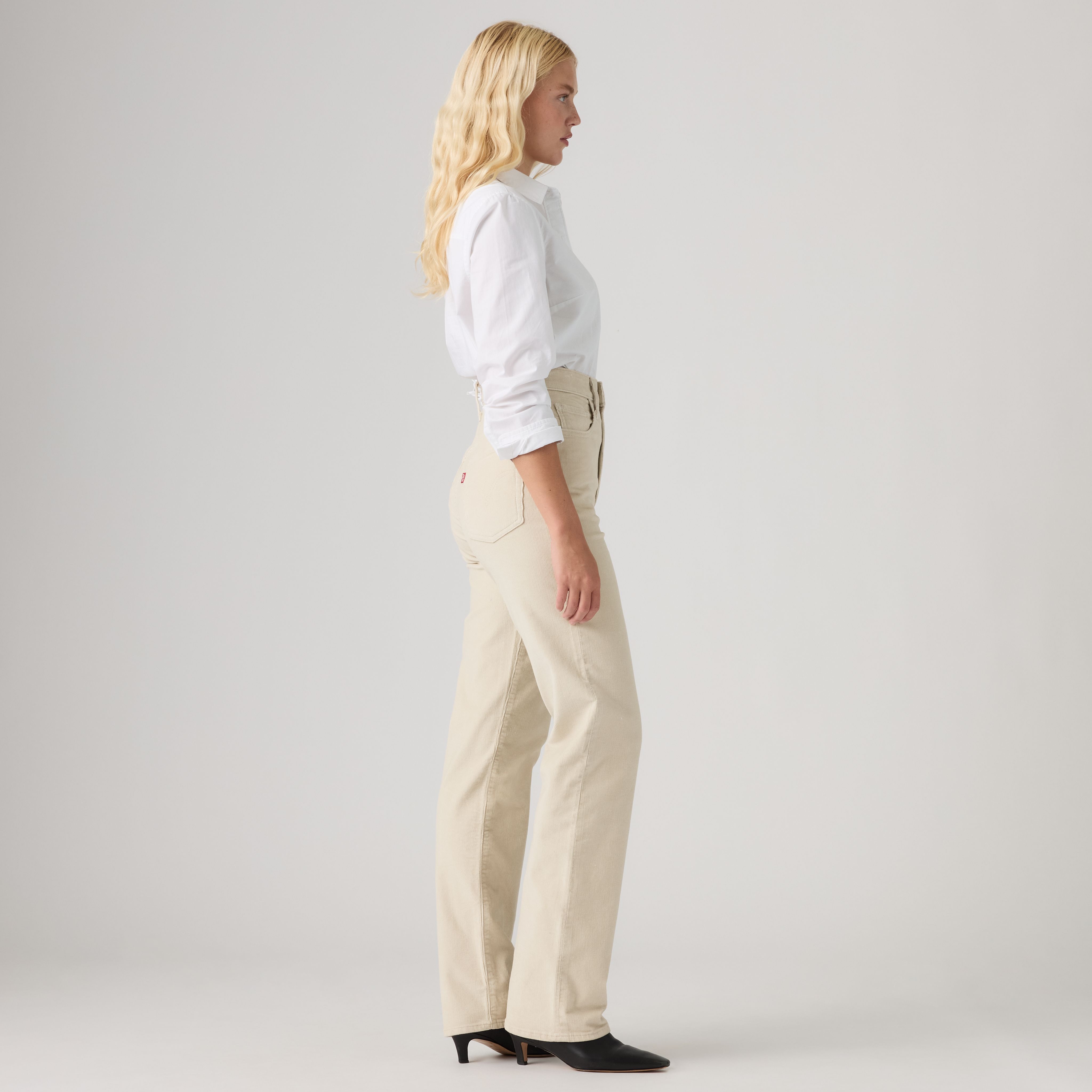 Pantaloni Ribcage a lunghezza intera in velluto a coste 4