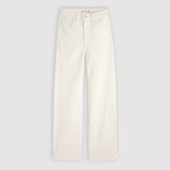 Ribcage Full Length Corduroy Women's Pants — Egret - White 6
