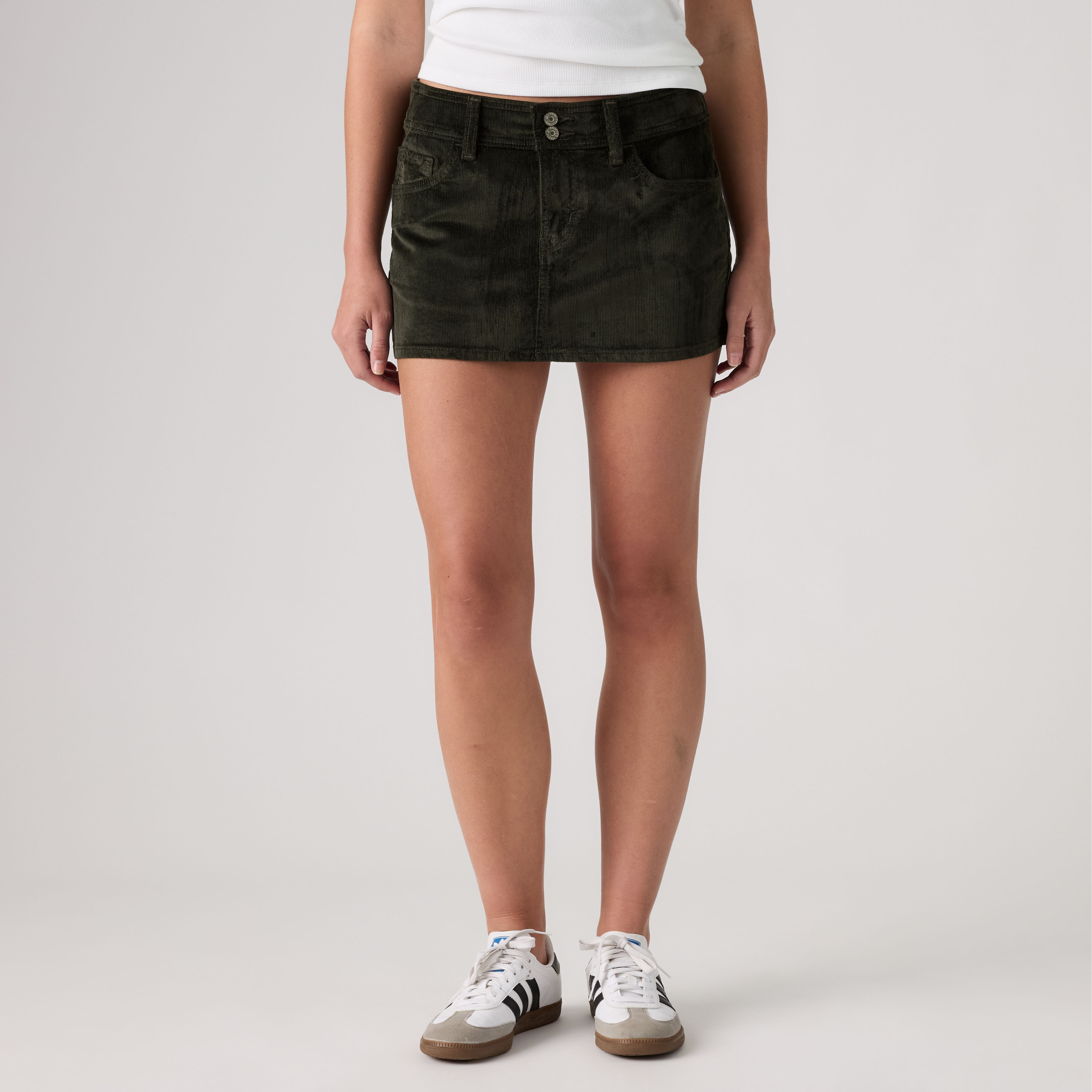 Corduroy Mini Skirt 2