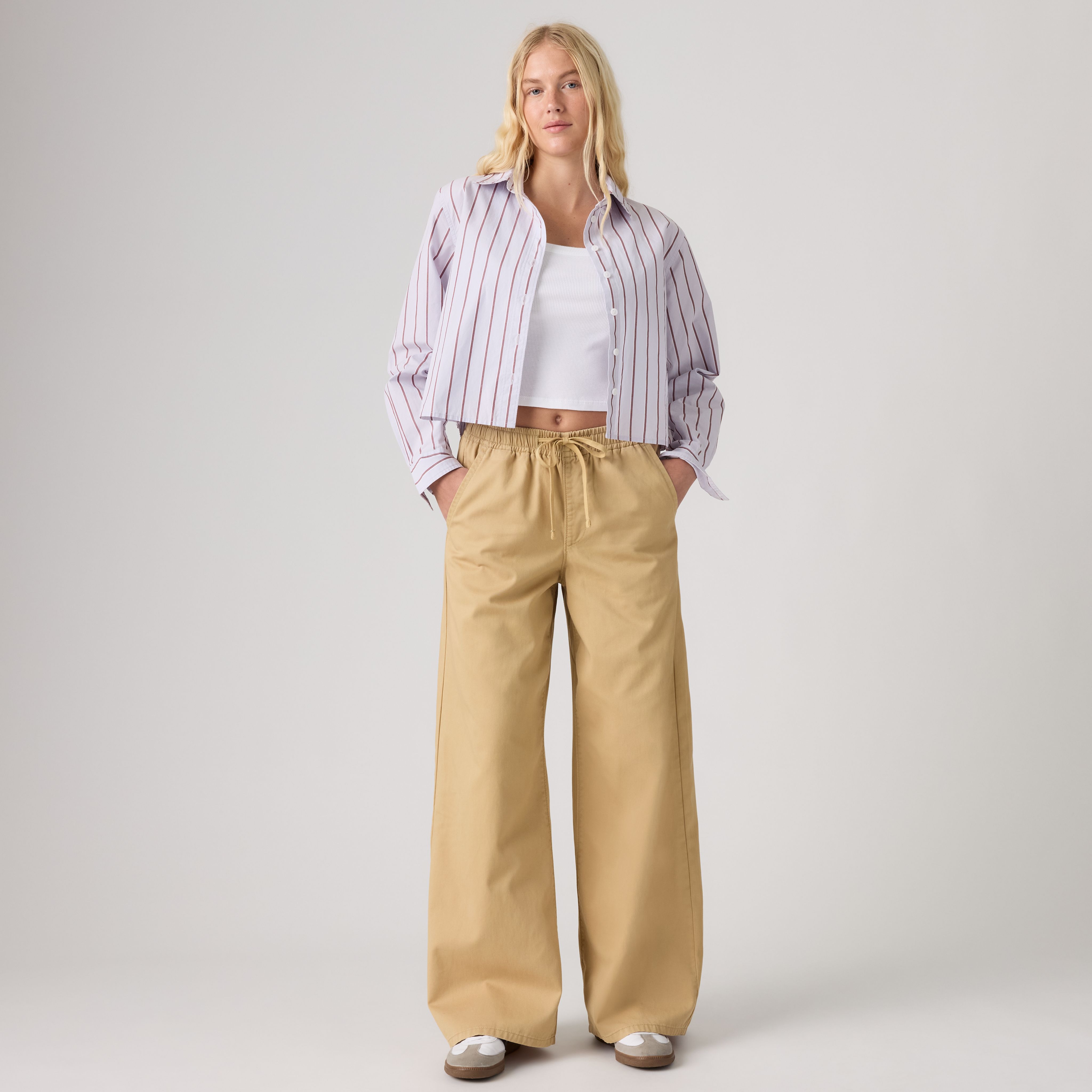 Essential Wide-Leg Pants (Plus Size) 1