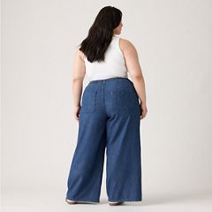 Essential Wide-Leg Pants (Plus Size) — Bon Voyage - Dark Wash 3