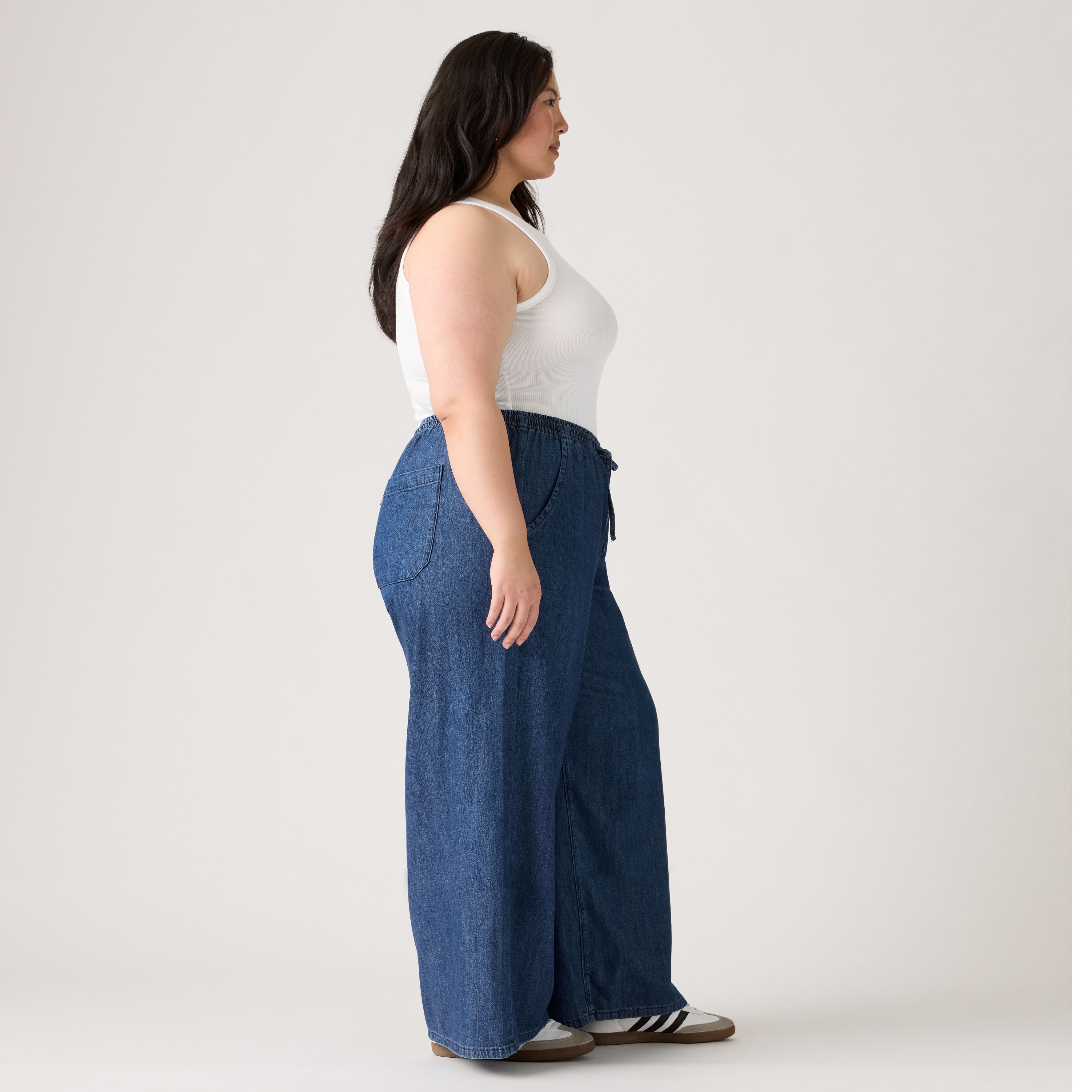 Essential Wide-Leg Pants (Plus Size) 4